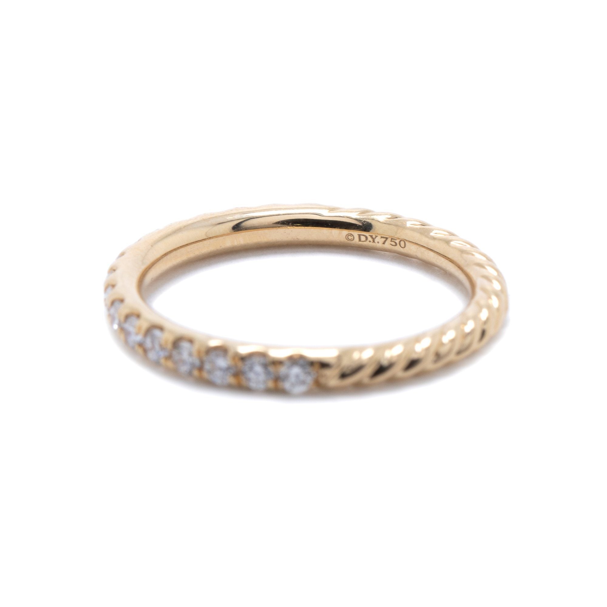 David Yurman Cable Collectibles Ring with Diamonds