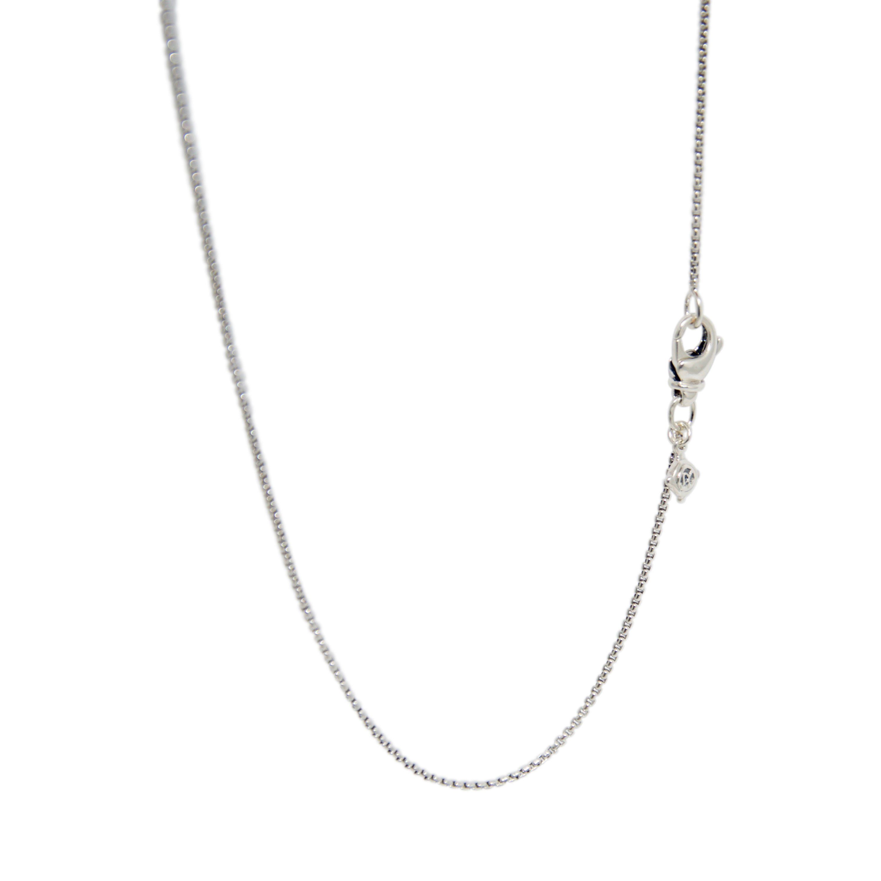 David Yurman Cable Heart Pendant Necklace