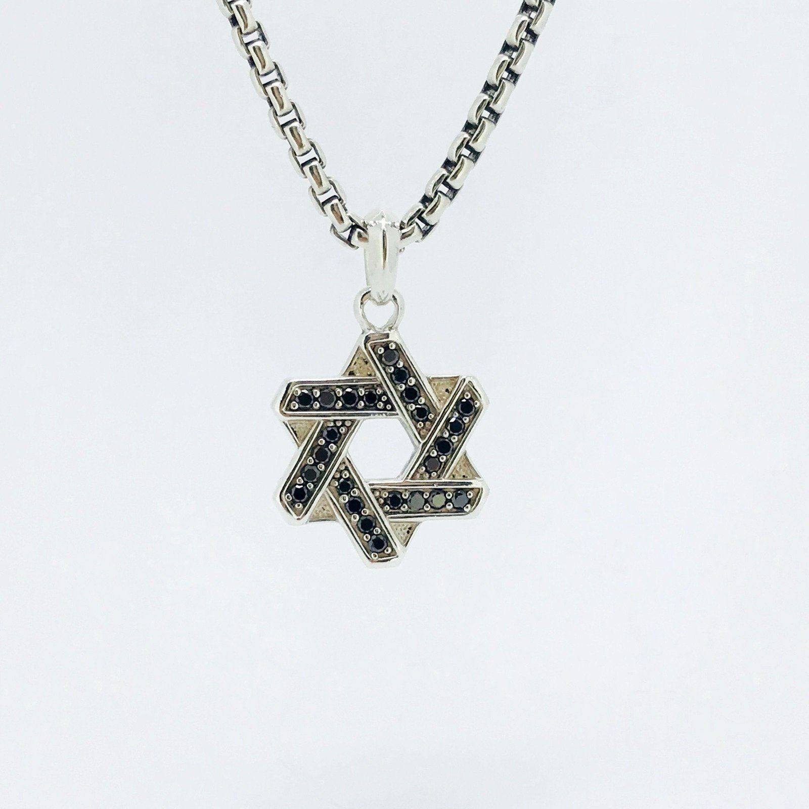 David Yurman Cable Star of David Pendant Necklace