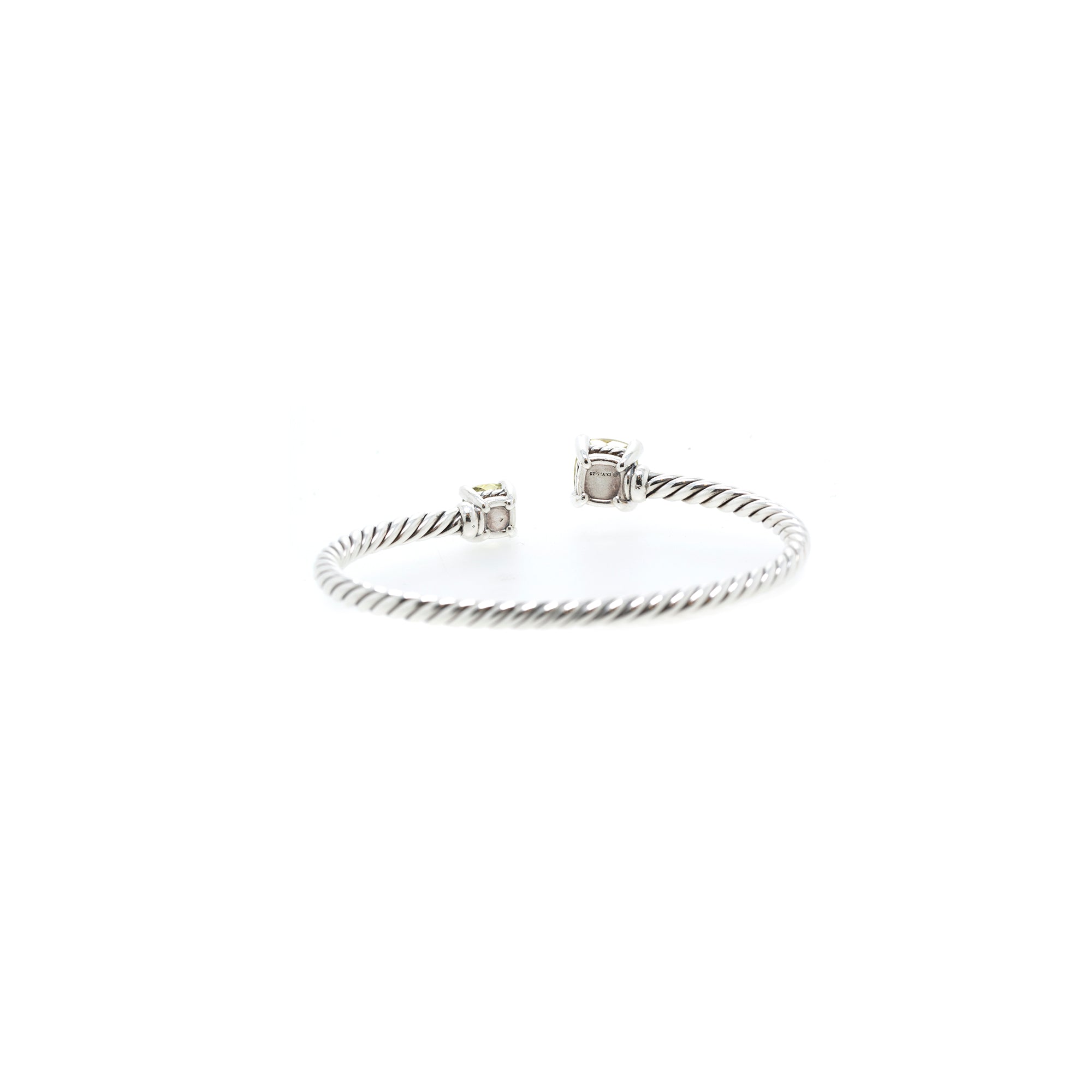David Yurman Chatelaine Bypass Bracelet with Citrine & Diamonds