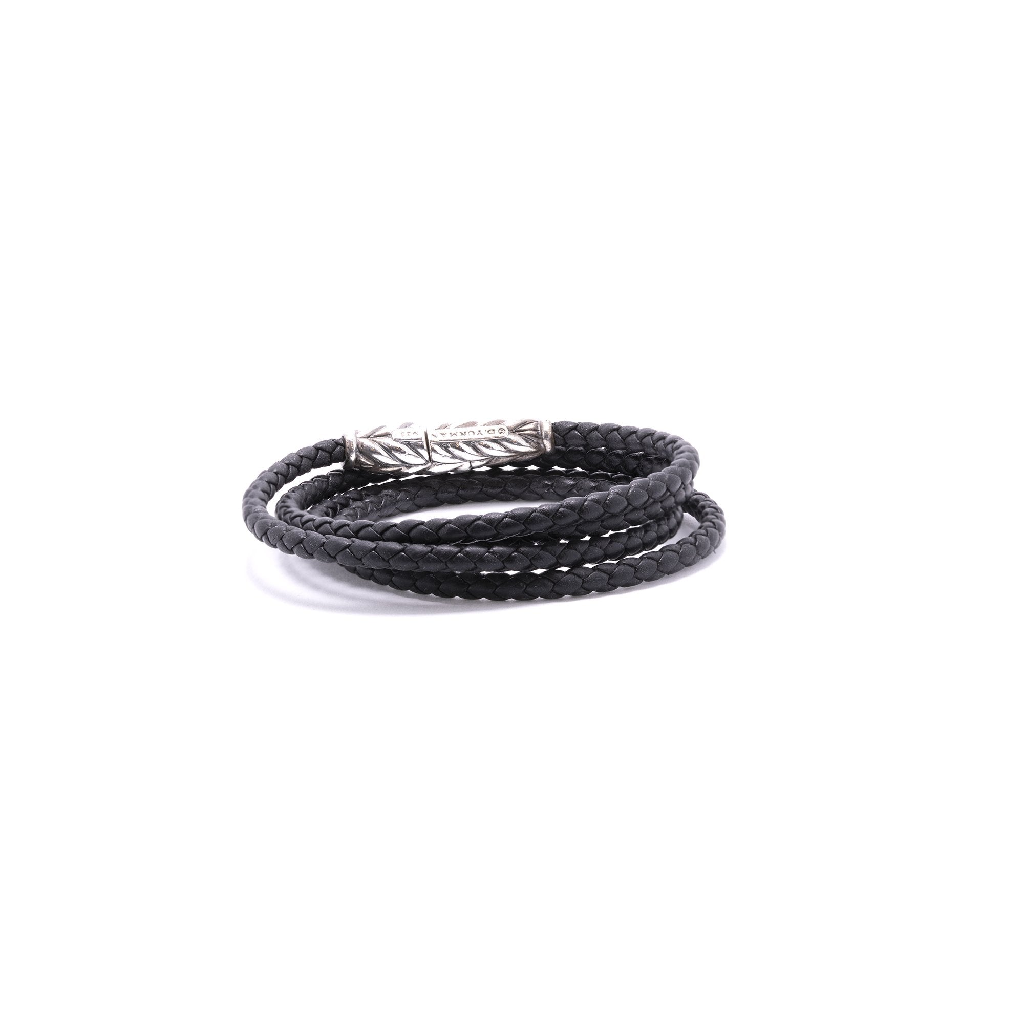 David Yurman Chevron Triple-Wrap Bracelet