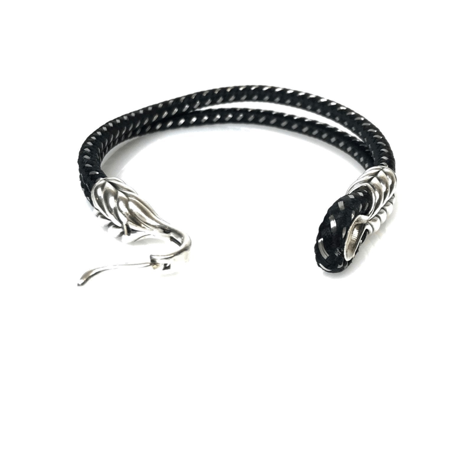 David Yurman Chevron Woven Cord Bracelet