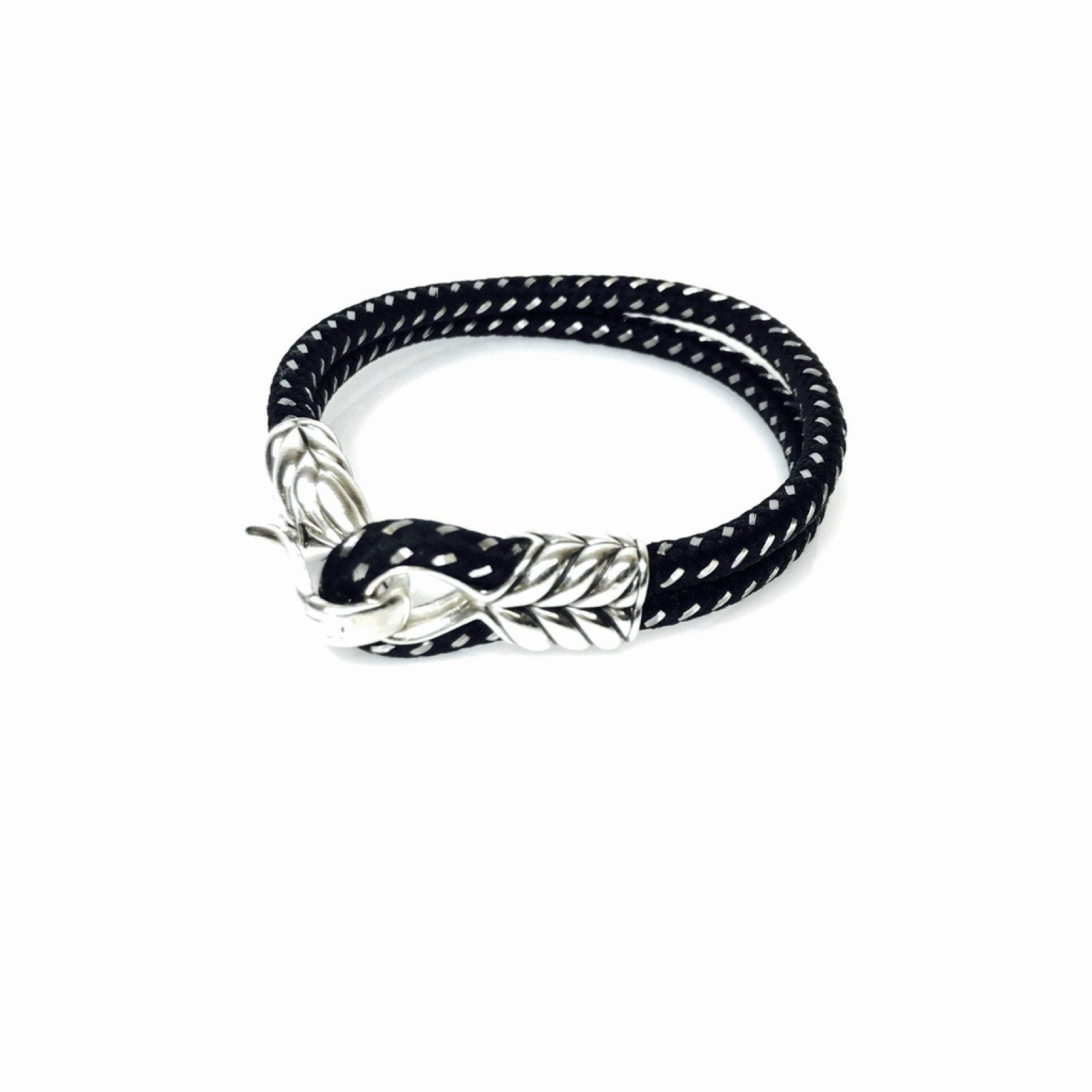 David Yurman Chevron Woven Cord Bracelet