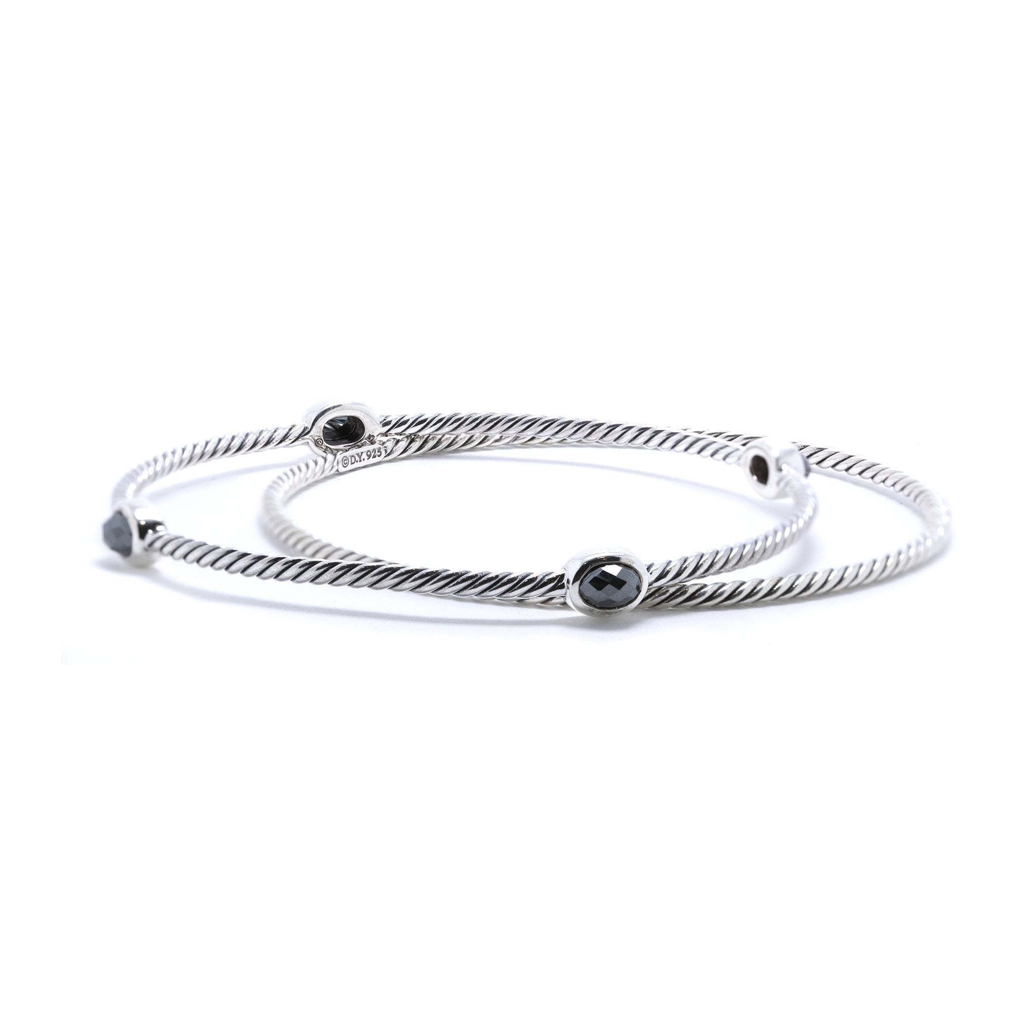 David Yurman Color Classics Bangles with Hematite