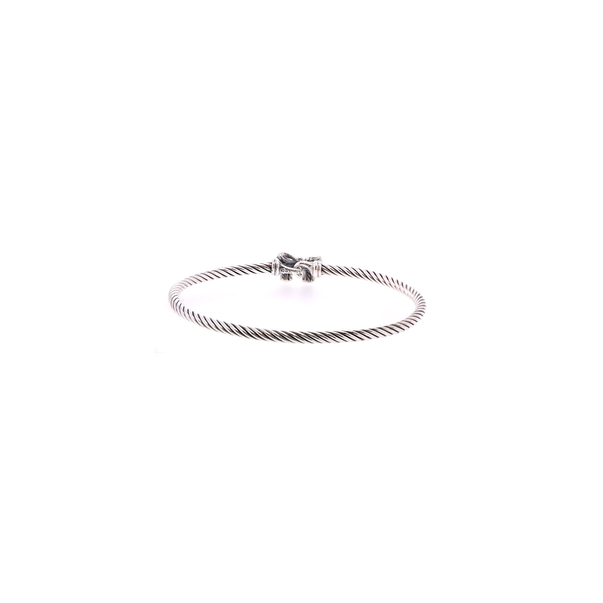 David Yurman Diamond Bow Cable Bracelet