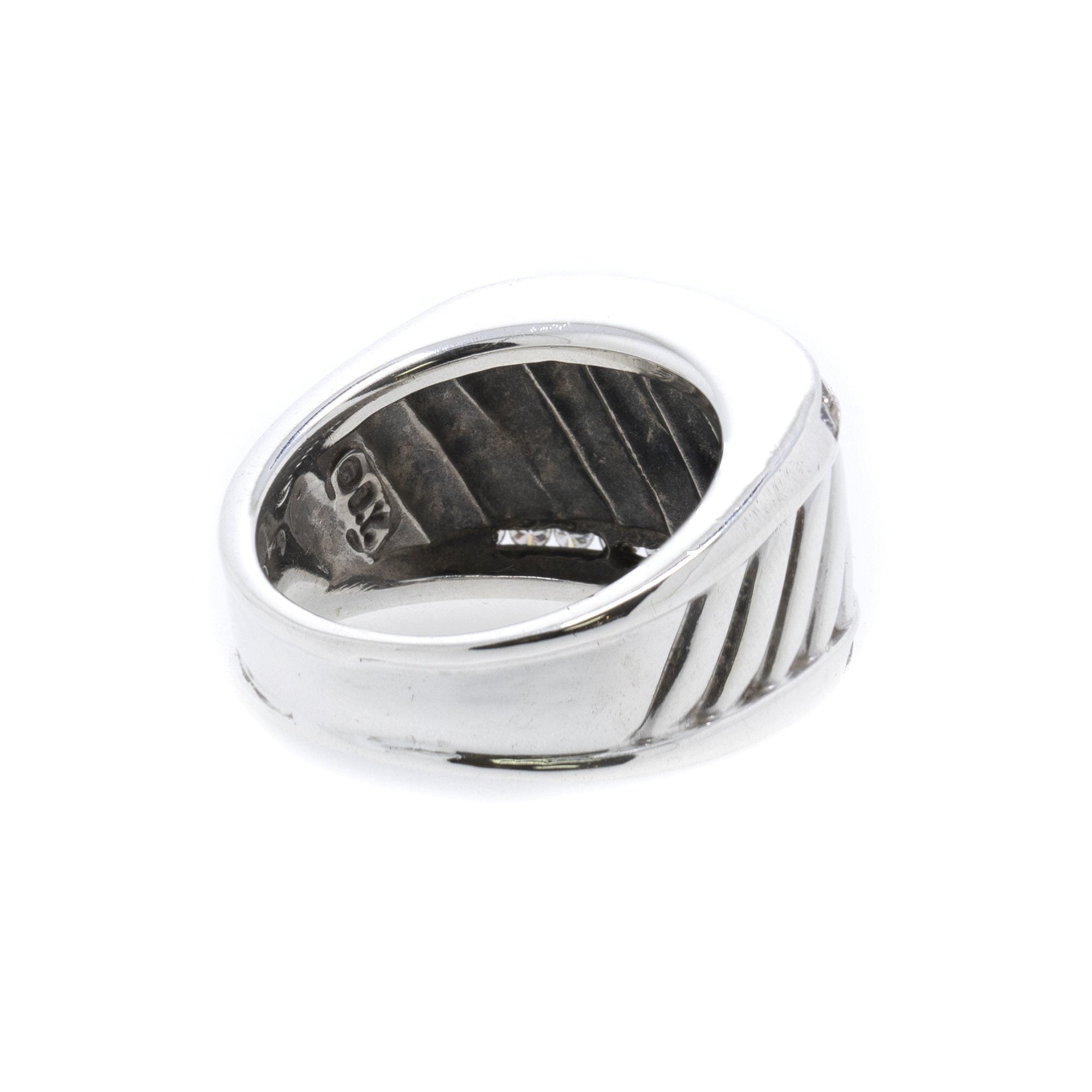 David Yurman Diamond Cable Cigar Band Ring