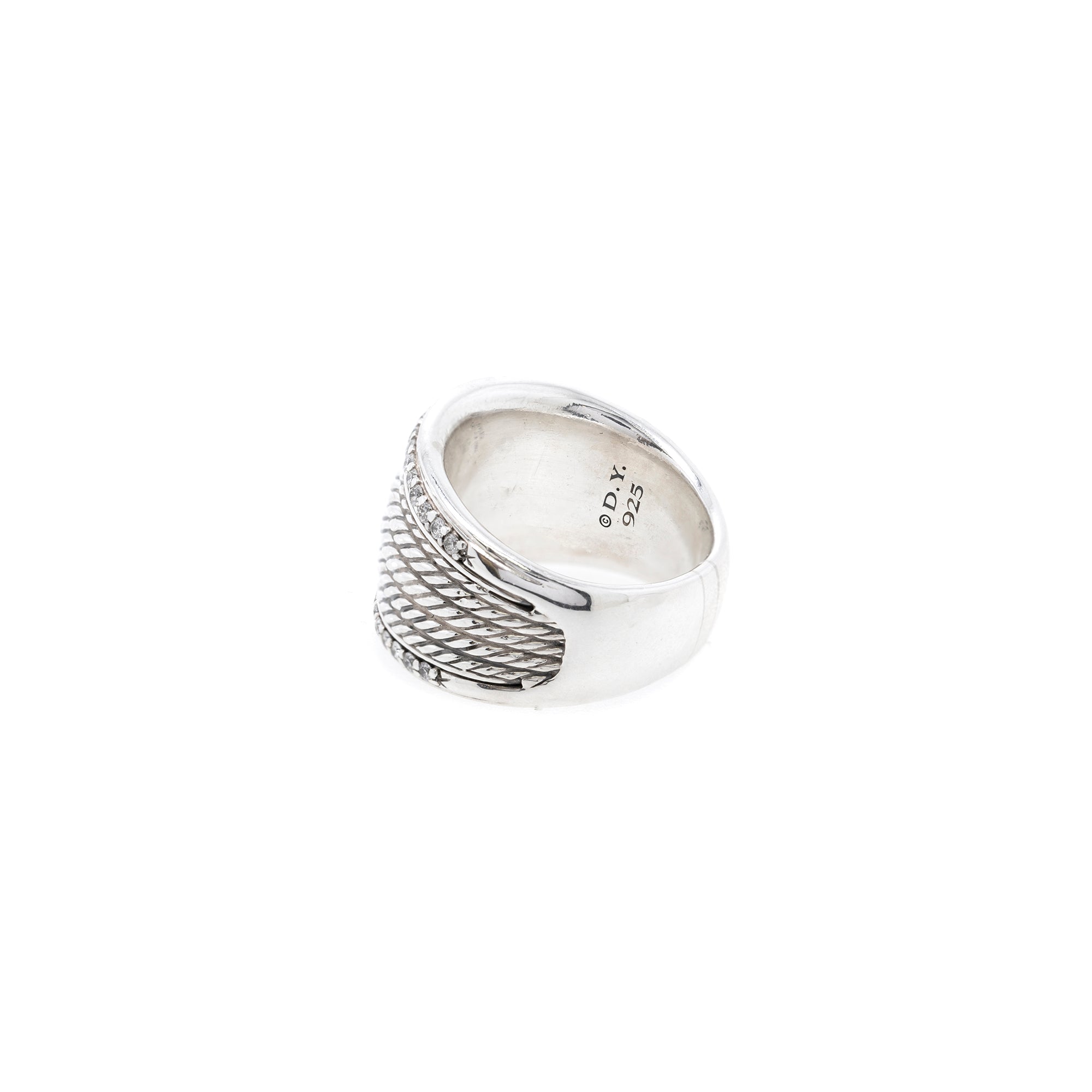 David Yurman Diamond Cable Classics Ring