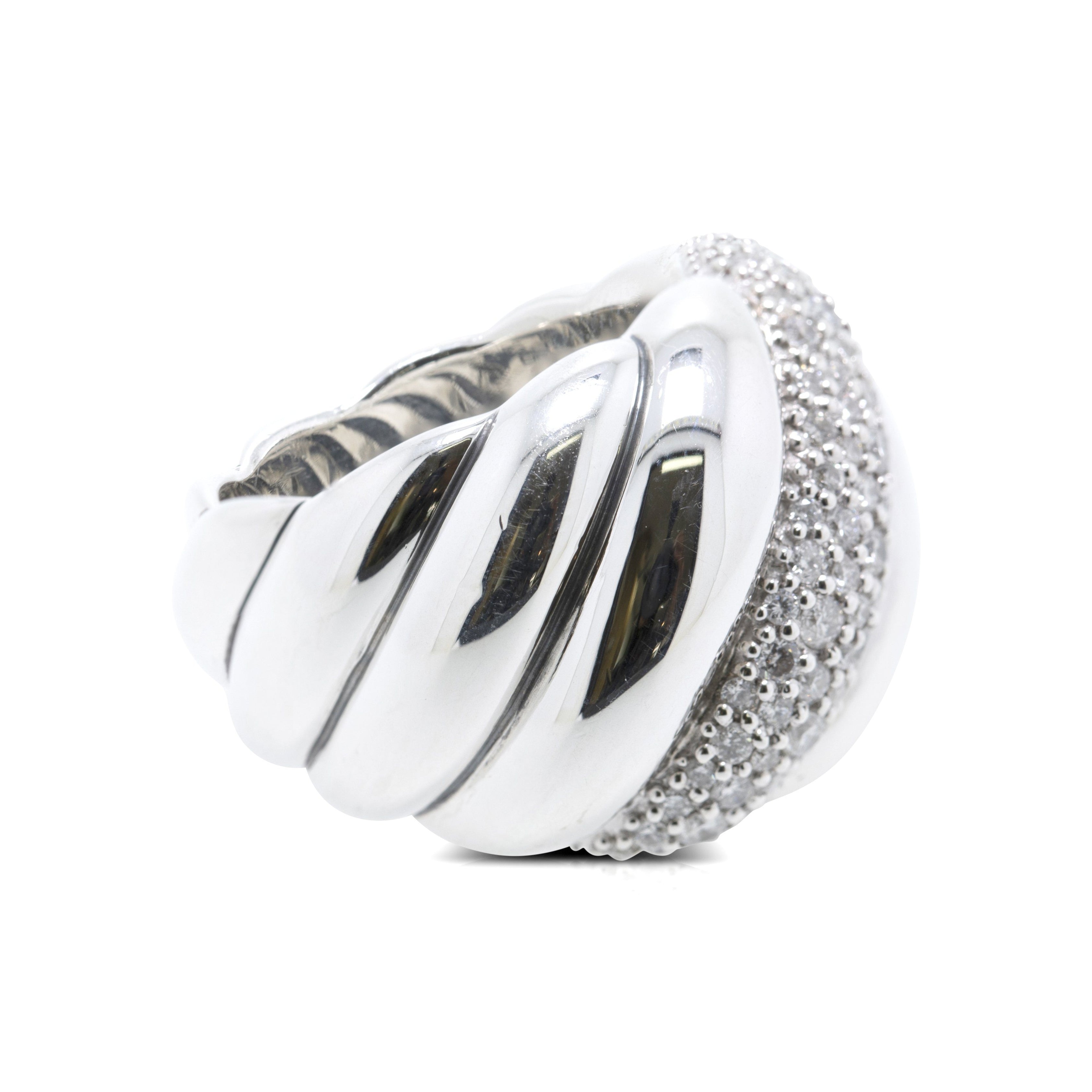 David Yurman Diamond Hampton Cable Ring