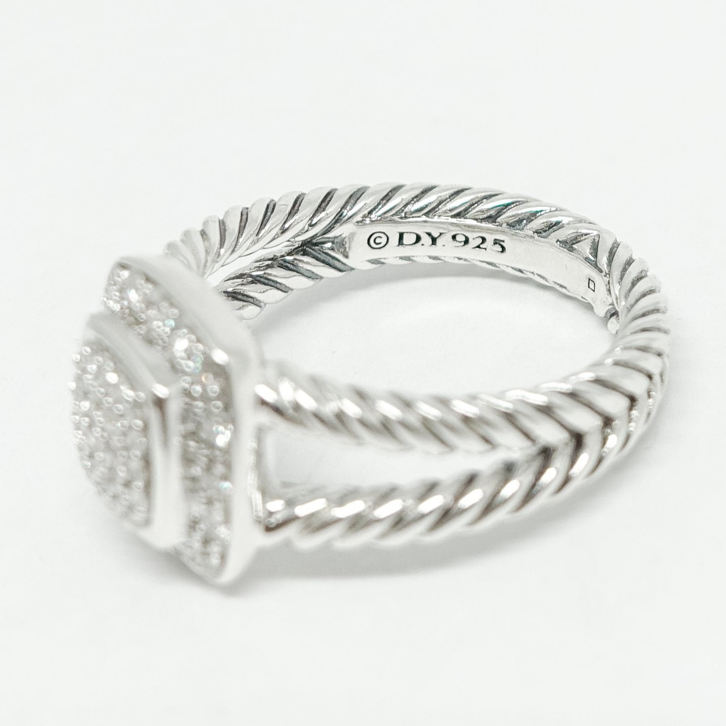David Yurman Diamond Petite Albion Ring