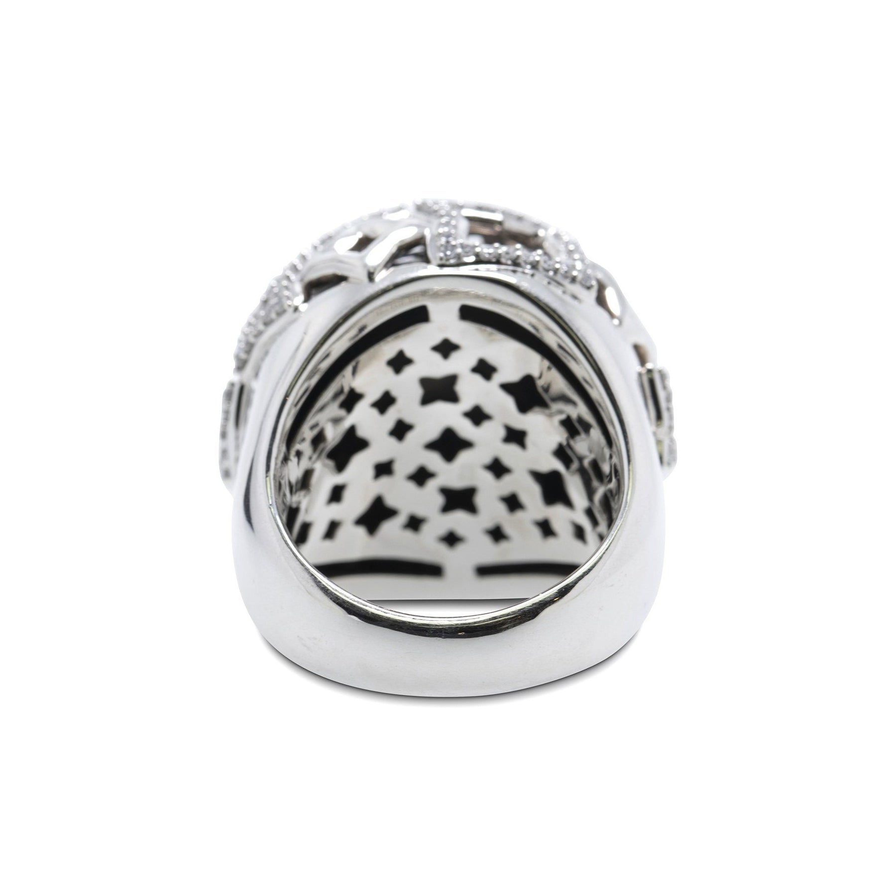 David Yurman Diamond Quatrefoil Dome Ring