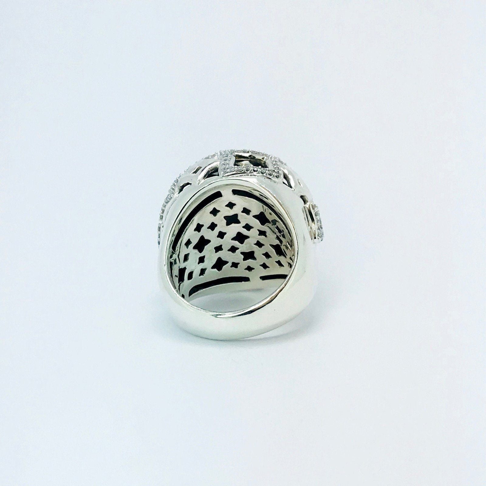 David Yurman Diamond Quatrefoil Dome Ring