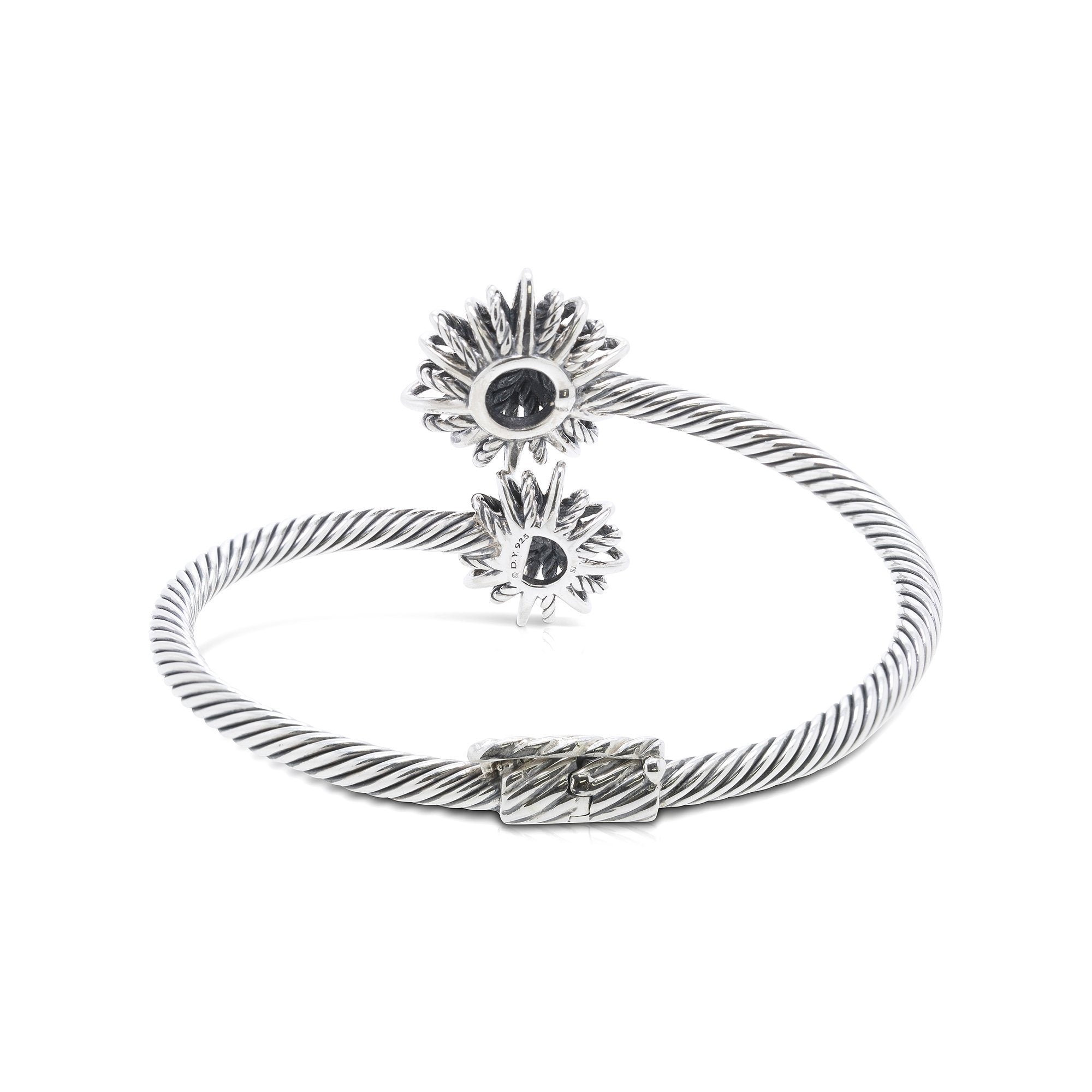 David Yurman Diamond Starburst Open Bracelet