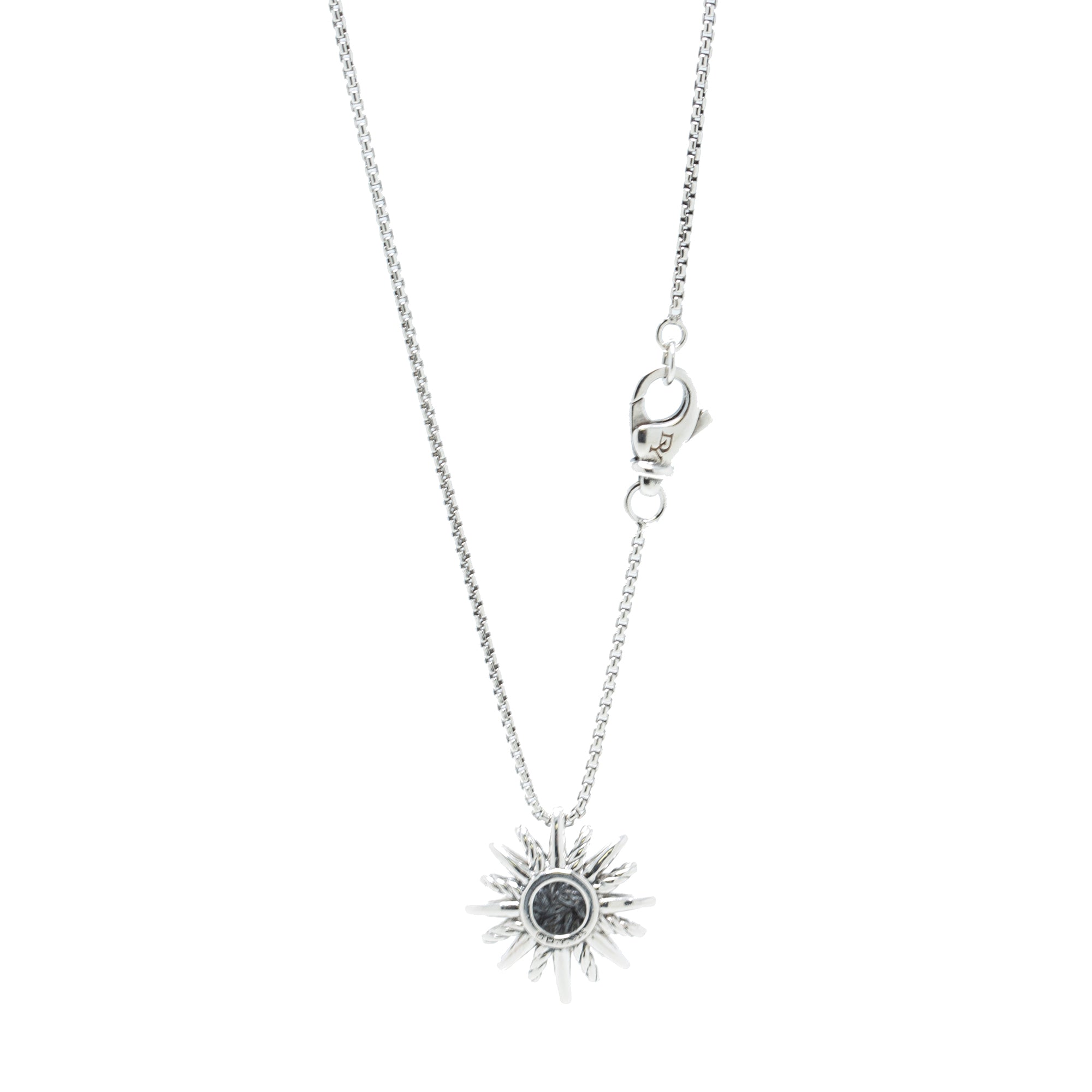 David Yurman Diamond Starburst Pendant Necklace