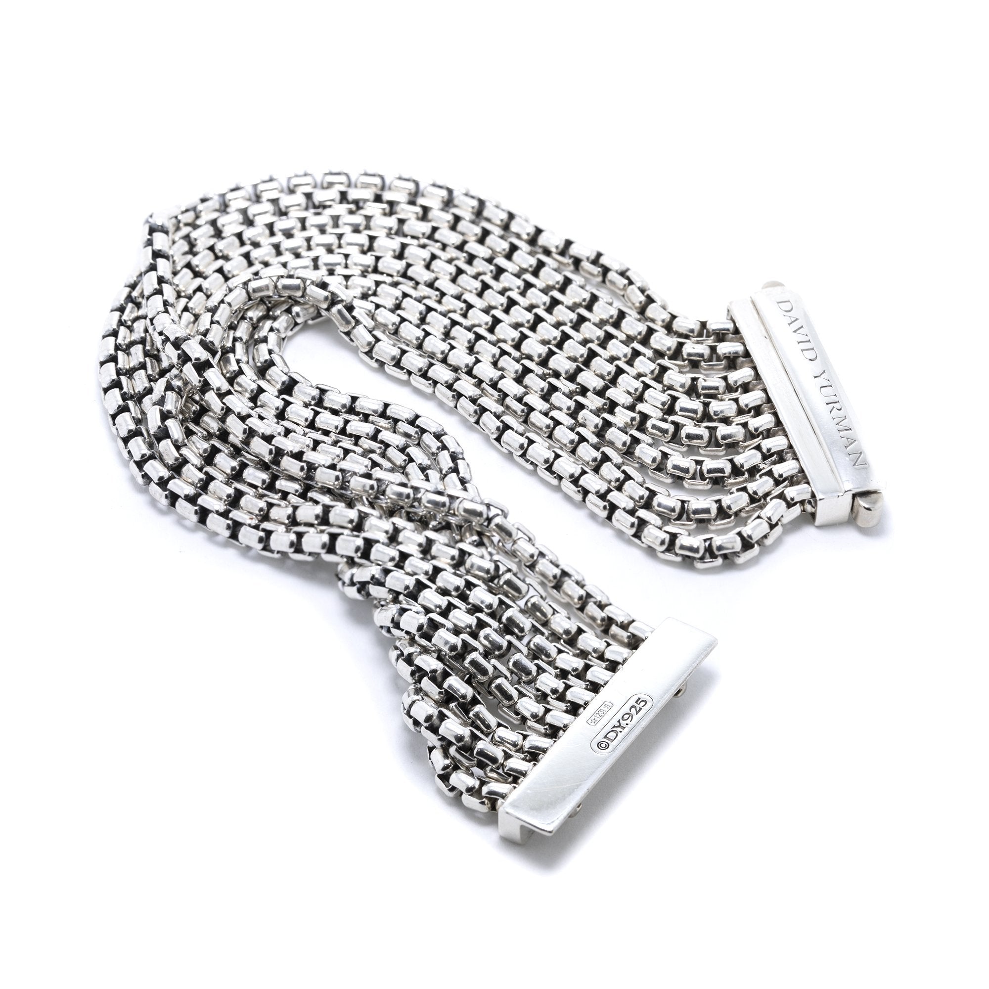 David Yurman Eight-Row Box Chain Bracelet