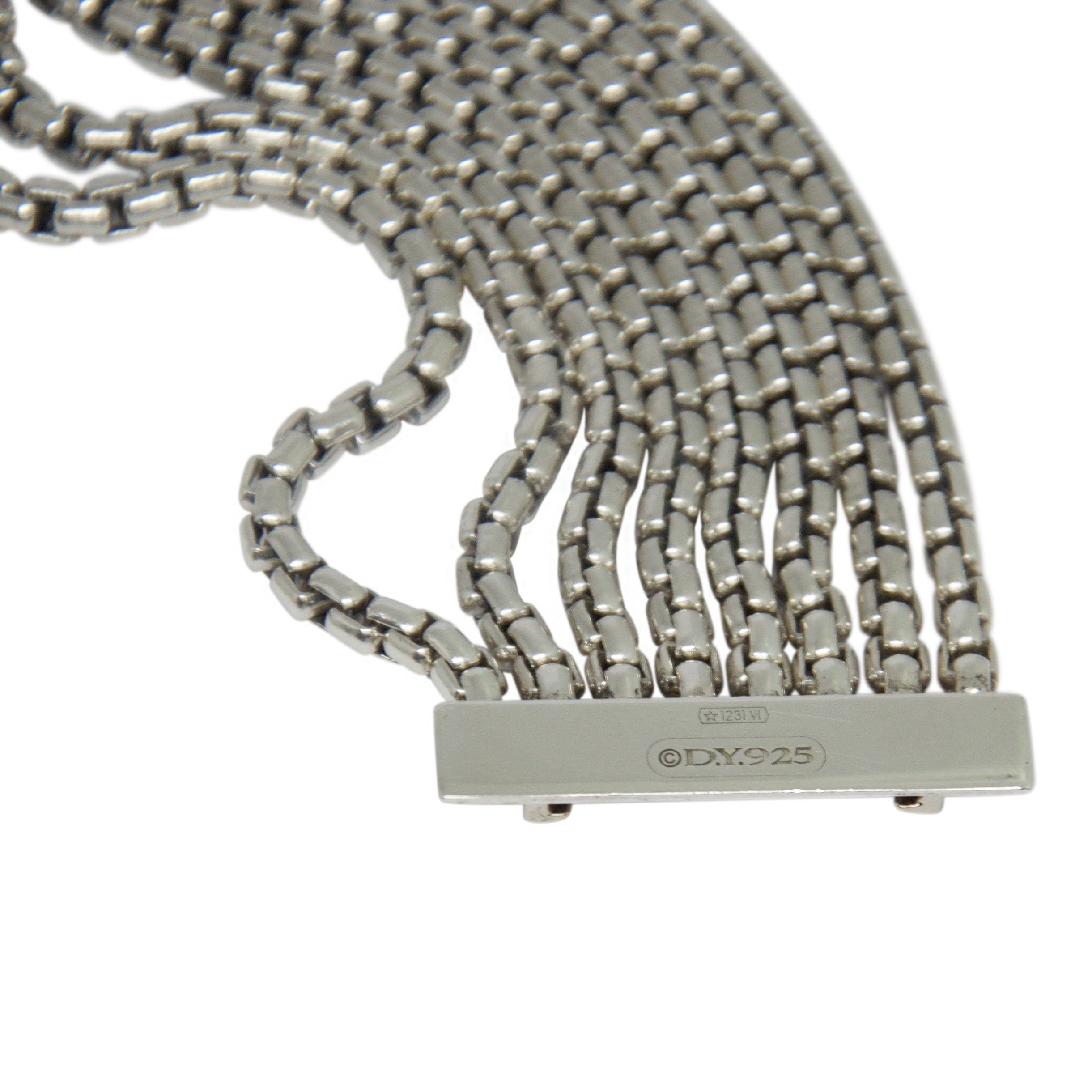 David Yurman Eight-Row Box Chain Bracelet