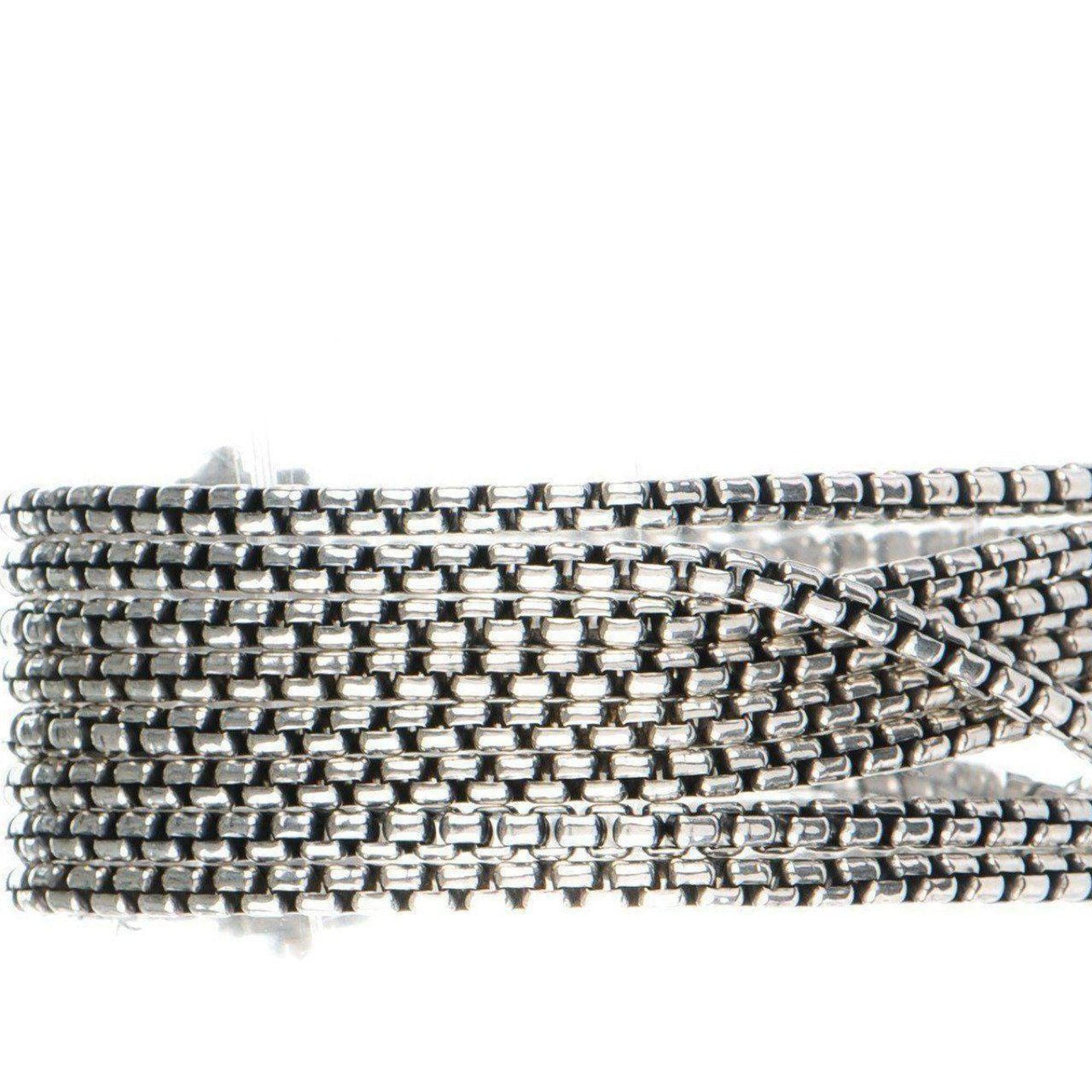 David Yurman Eight-Row Box Chain Bracelet