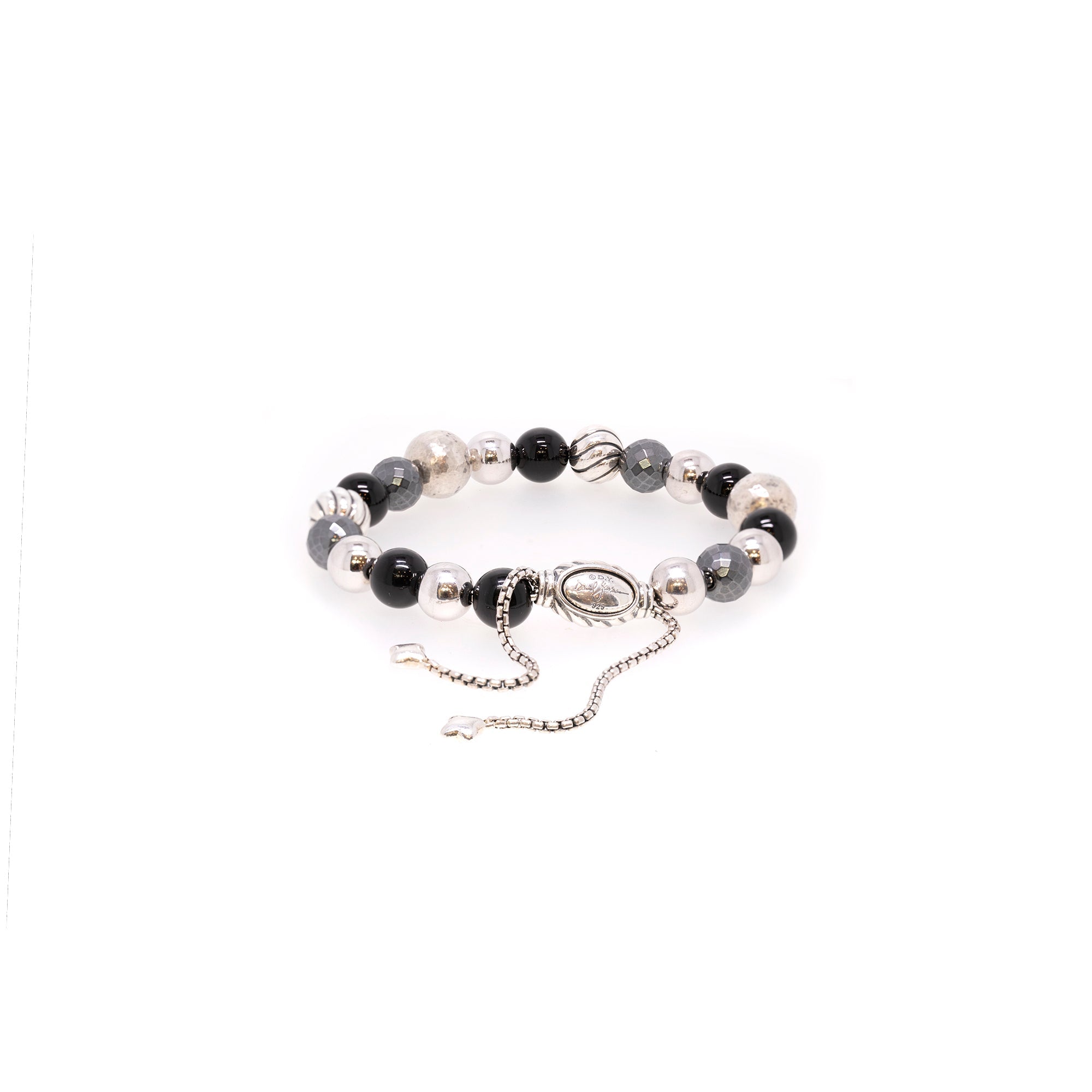 David Yurman Elements Bead Bracelet with Black Onyx & Hematine