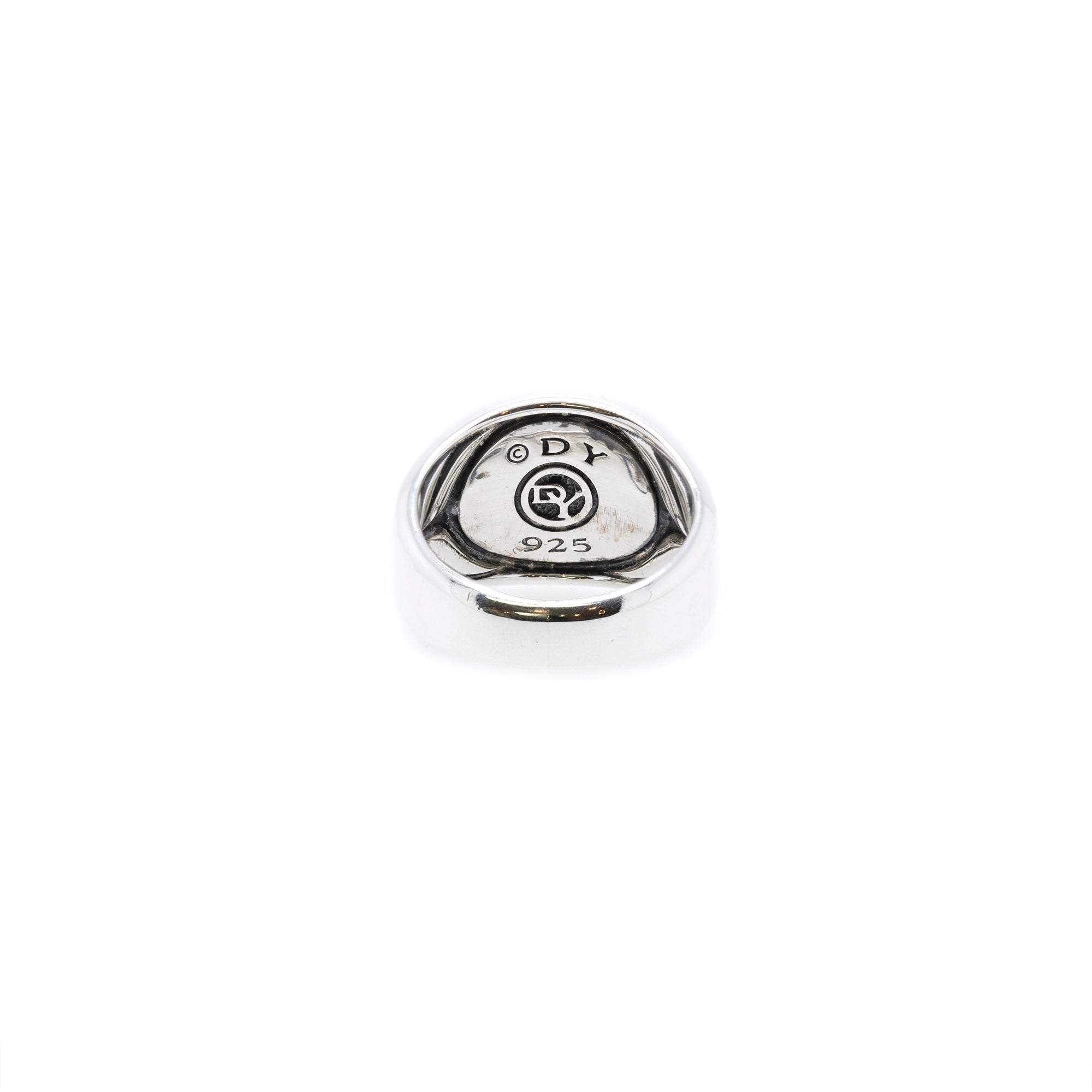 David Yurman Exotic Stone Signet Ring with Tiger's Eye