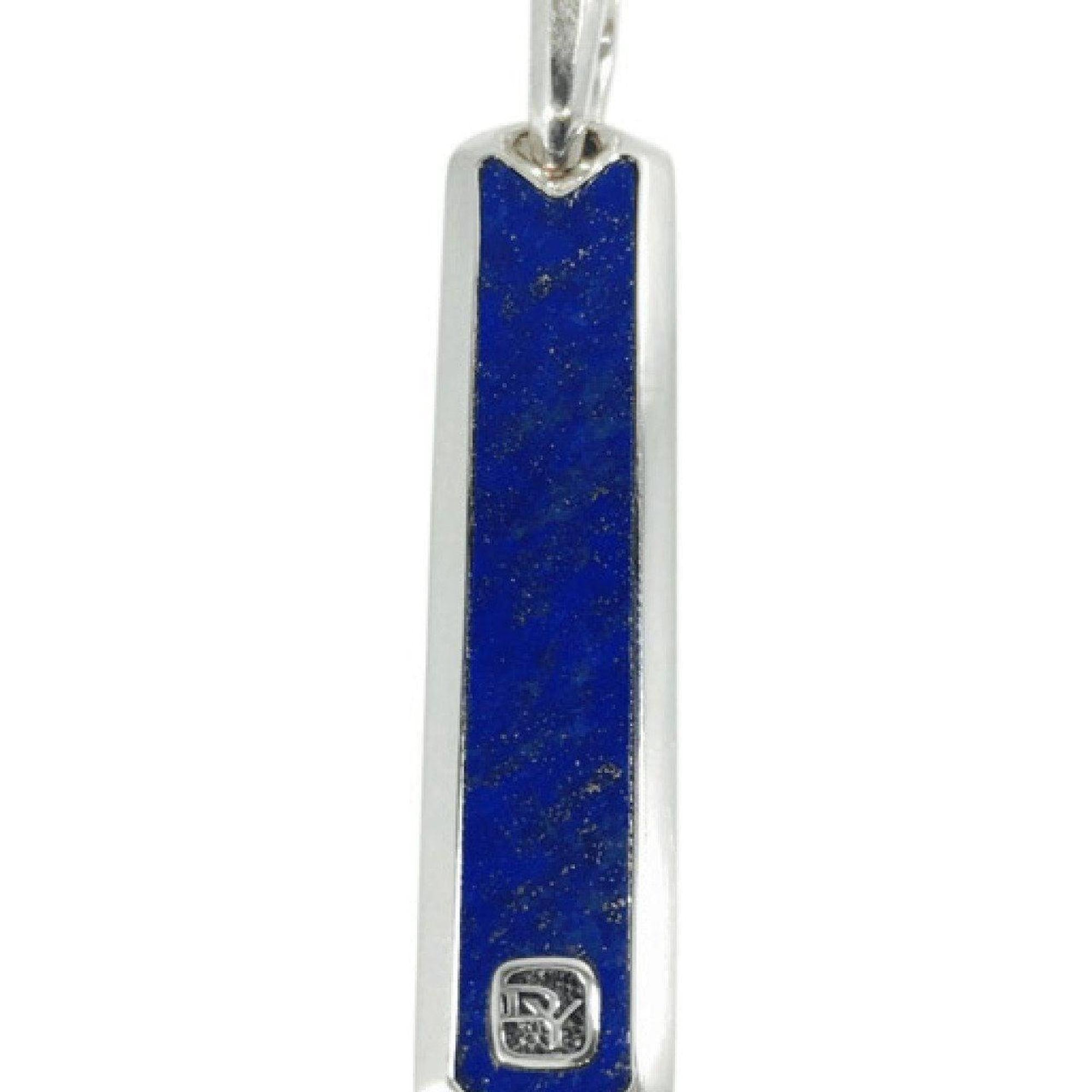 David Yurman Exotic Stone Tag Pendant with Lapis Lazuli