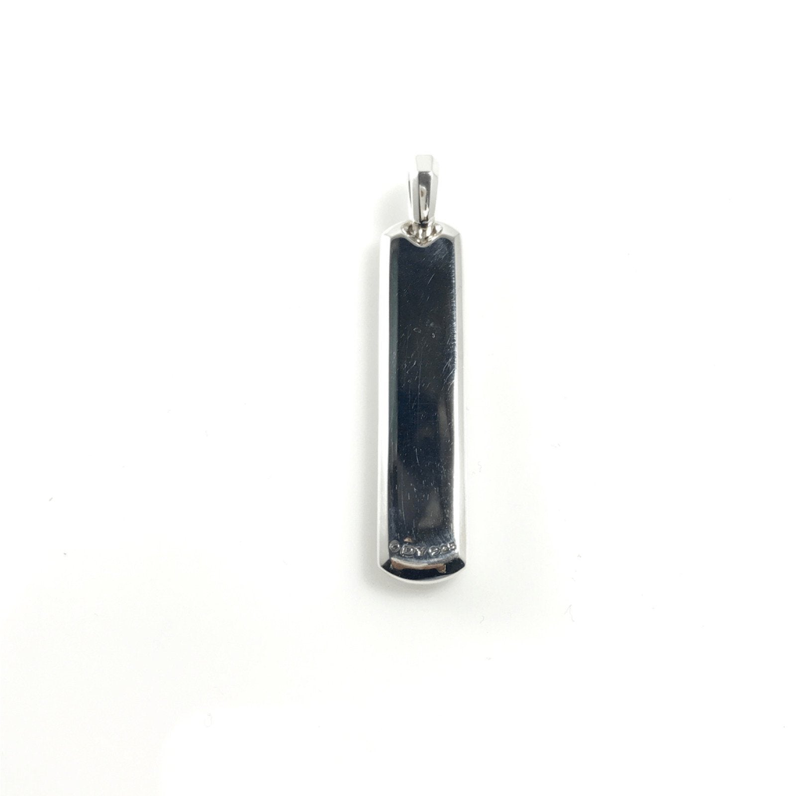 David Yurman Exotic Stone Tag Pendant with Tiger's Eye