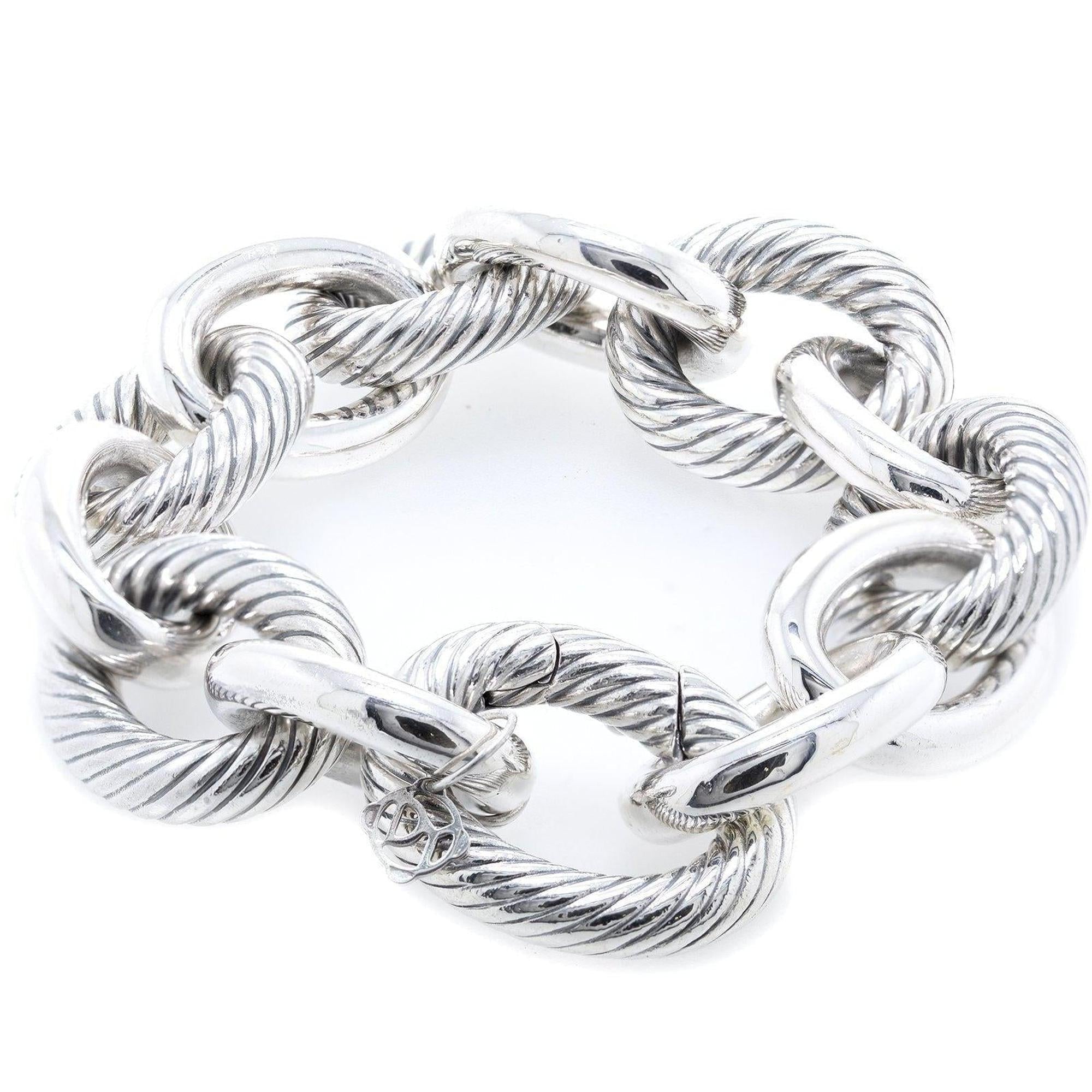 David Yurman Extra Large Oval Link Bracelet