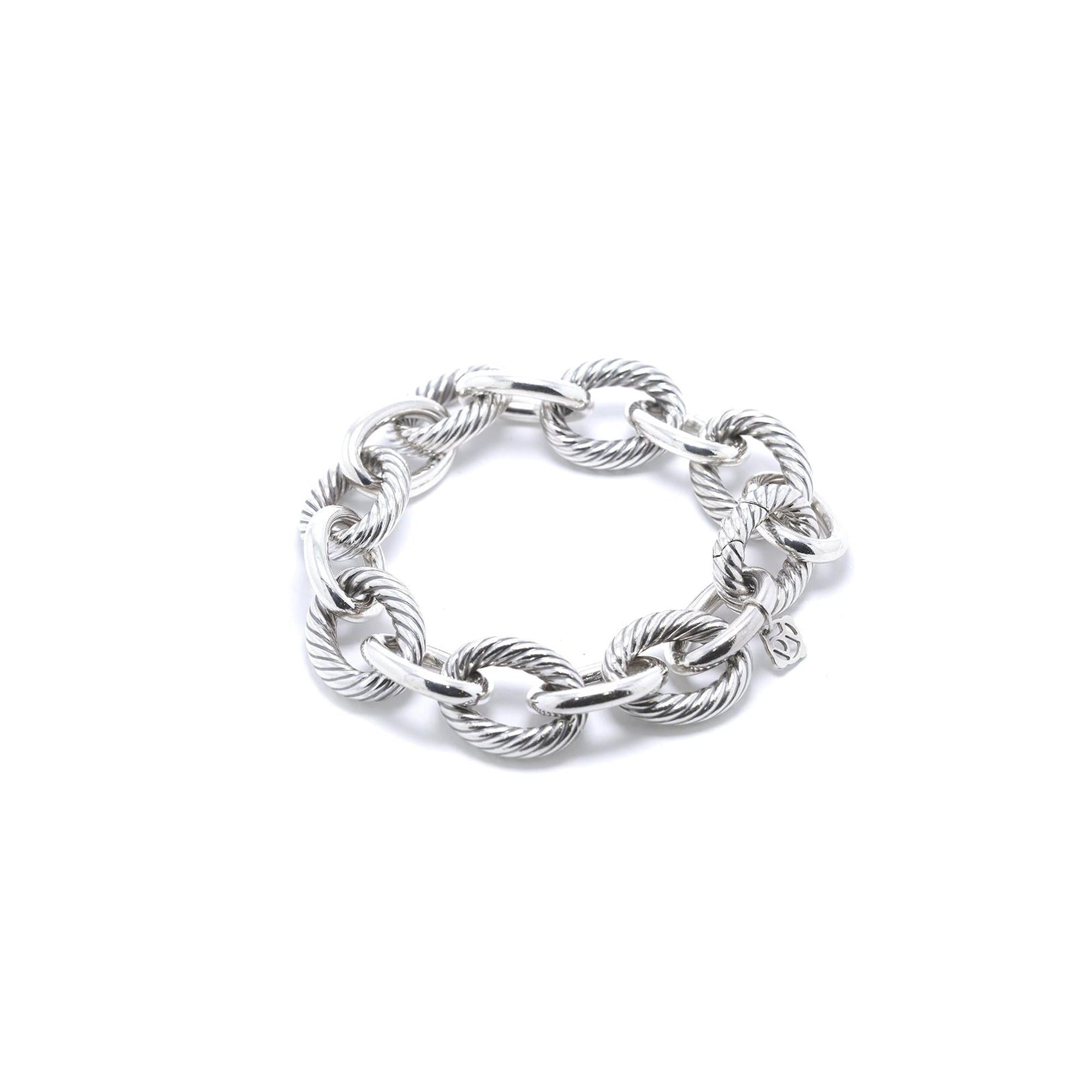 David Yurman Extra Large Oval Link Bracelet