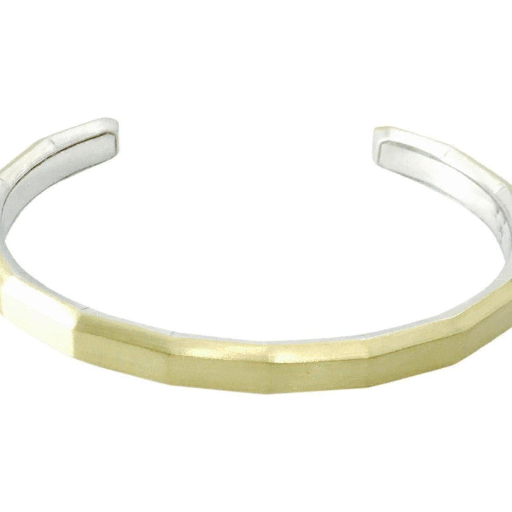 David Yurman Faceted Metal Cuff Bracelet