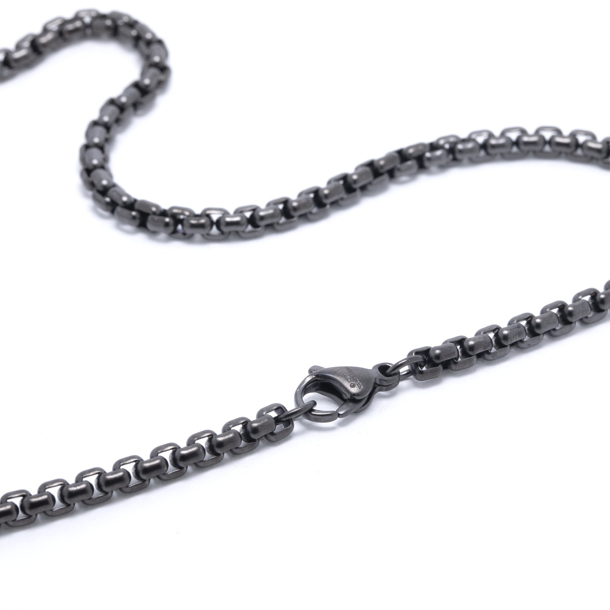 David Yurman Forged Carbon Tag Pendant Necklace