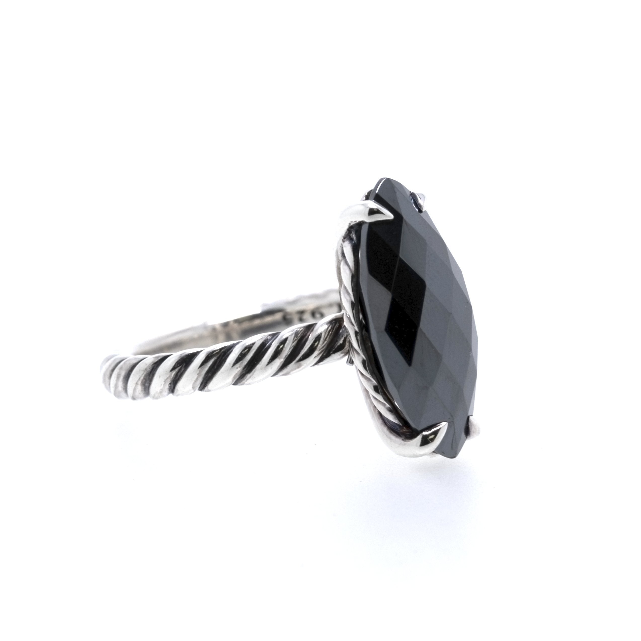 David Yurman Hematite Color Classic Cocktail Ring