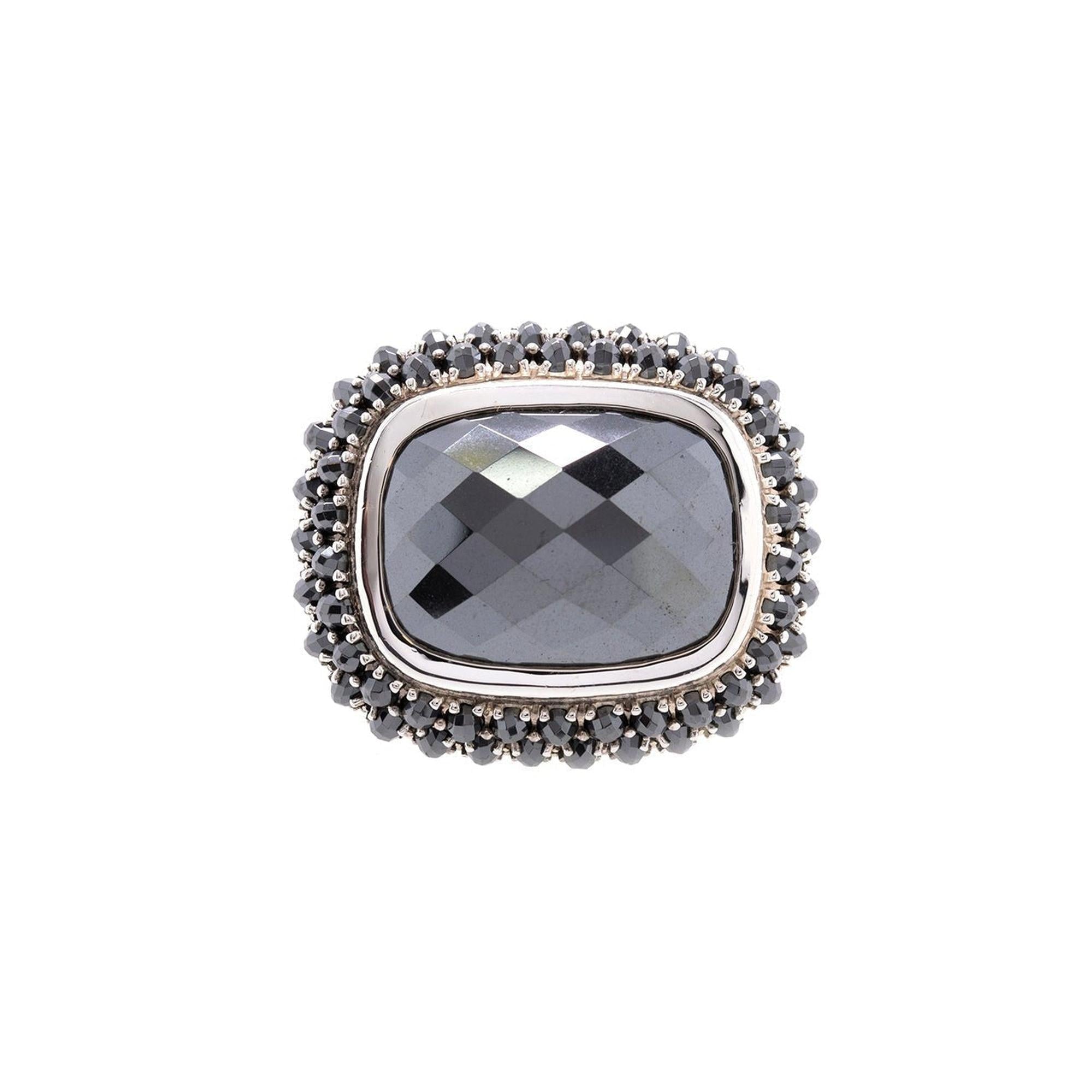 David Yurman Hematite Waverly Ring