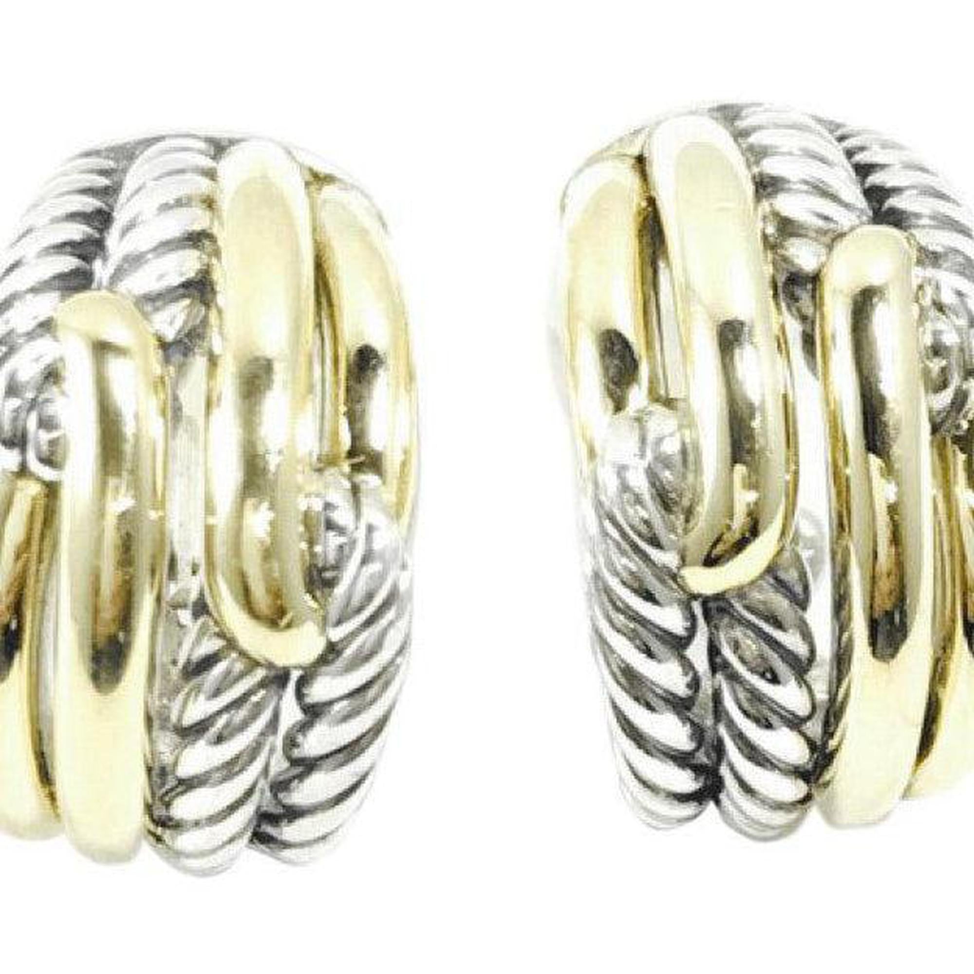 David Yurman Labyrinth Double-Loop Earrings