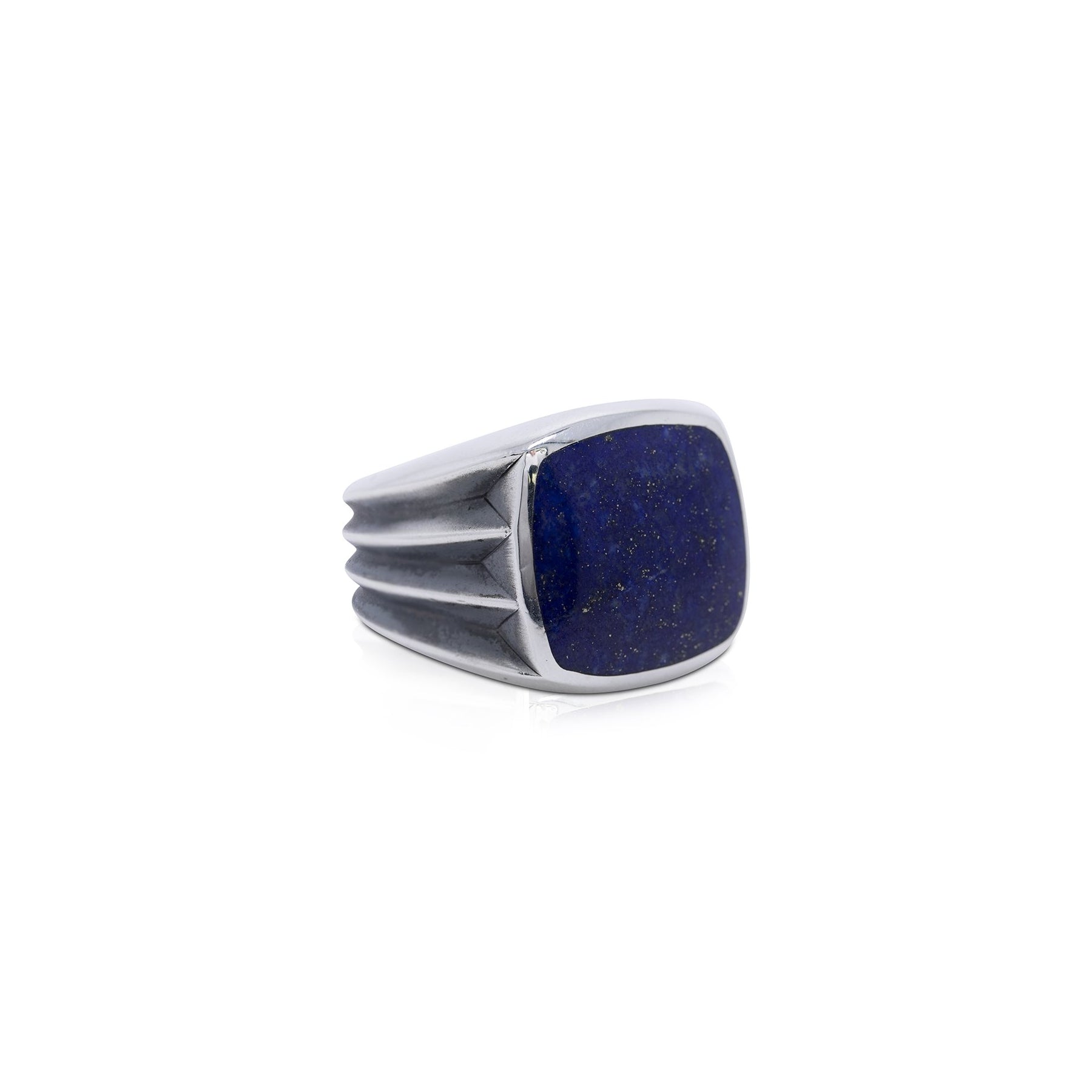 David Yurman Lapis Lazuli Knife Edge Signet Ring