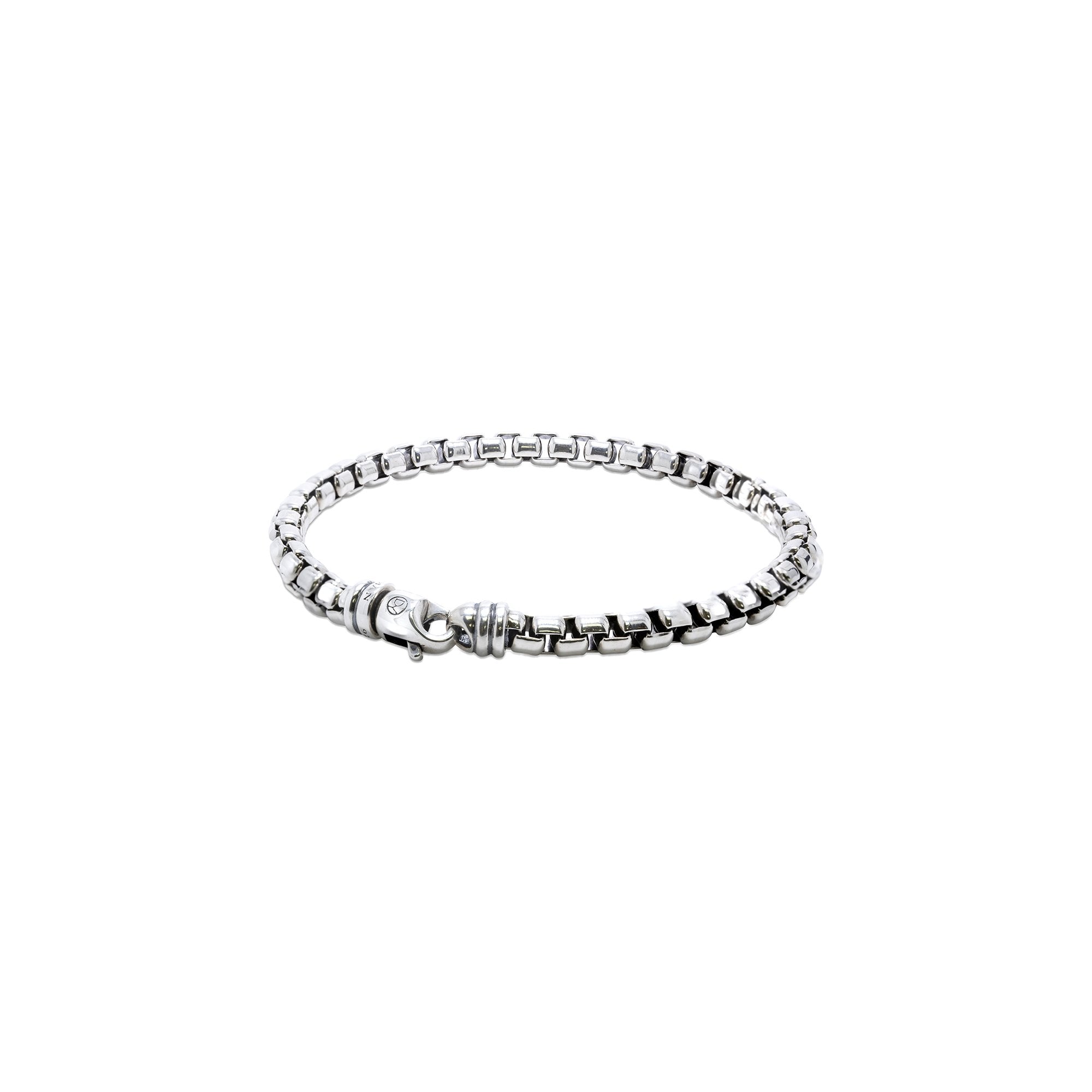 David Yurman Large Box Chain Bracelet, 5mm w/ Receipt