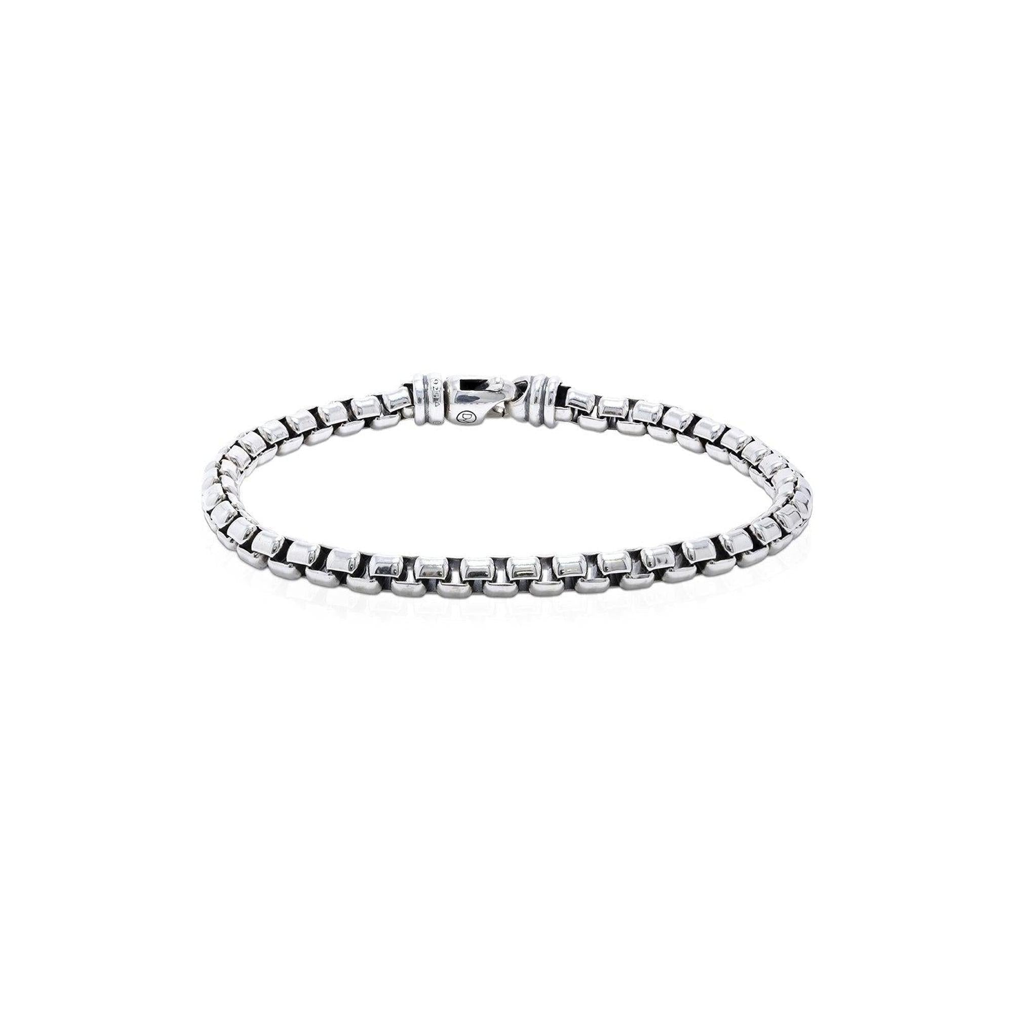 David Yurman Large Box Chain Bracelet, 5mm w/ Receipt