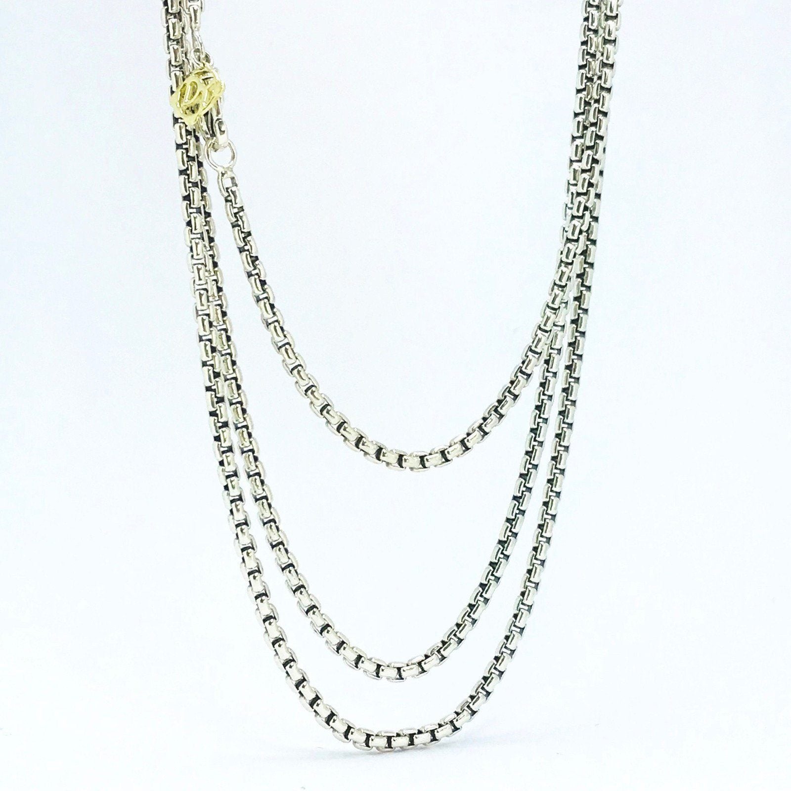 David Yurman Medium Box Chain Necklace