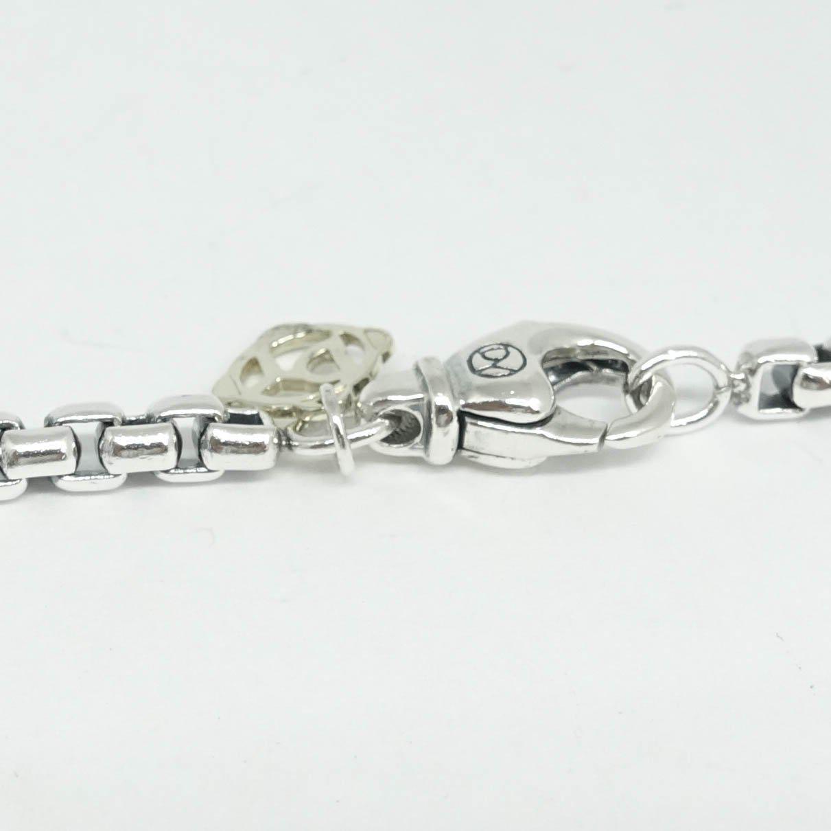 David Yurman Medium Box Chain with 14k Gold Accent