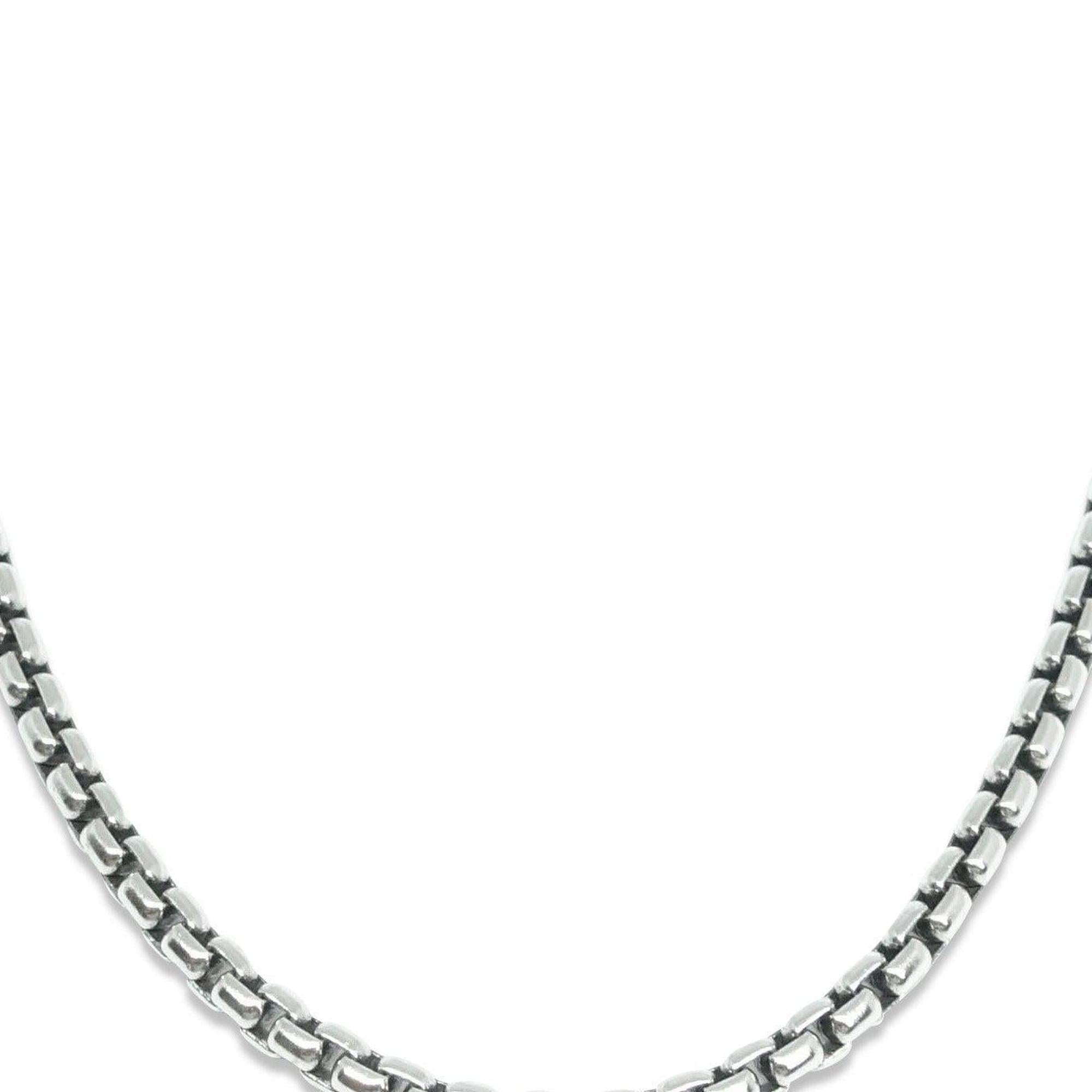 David Yurman Medium Box Chain with 14k Gold Accent