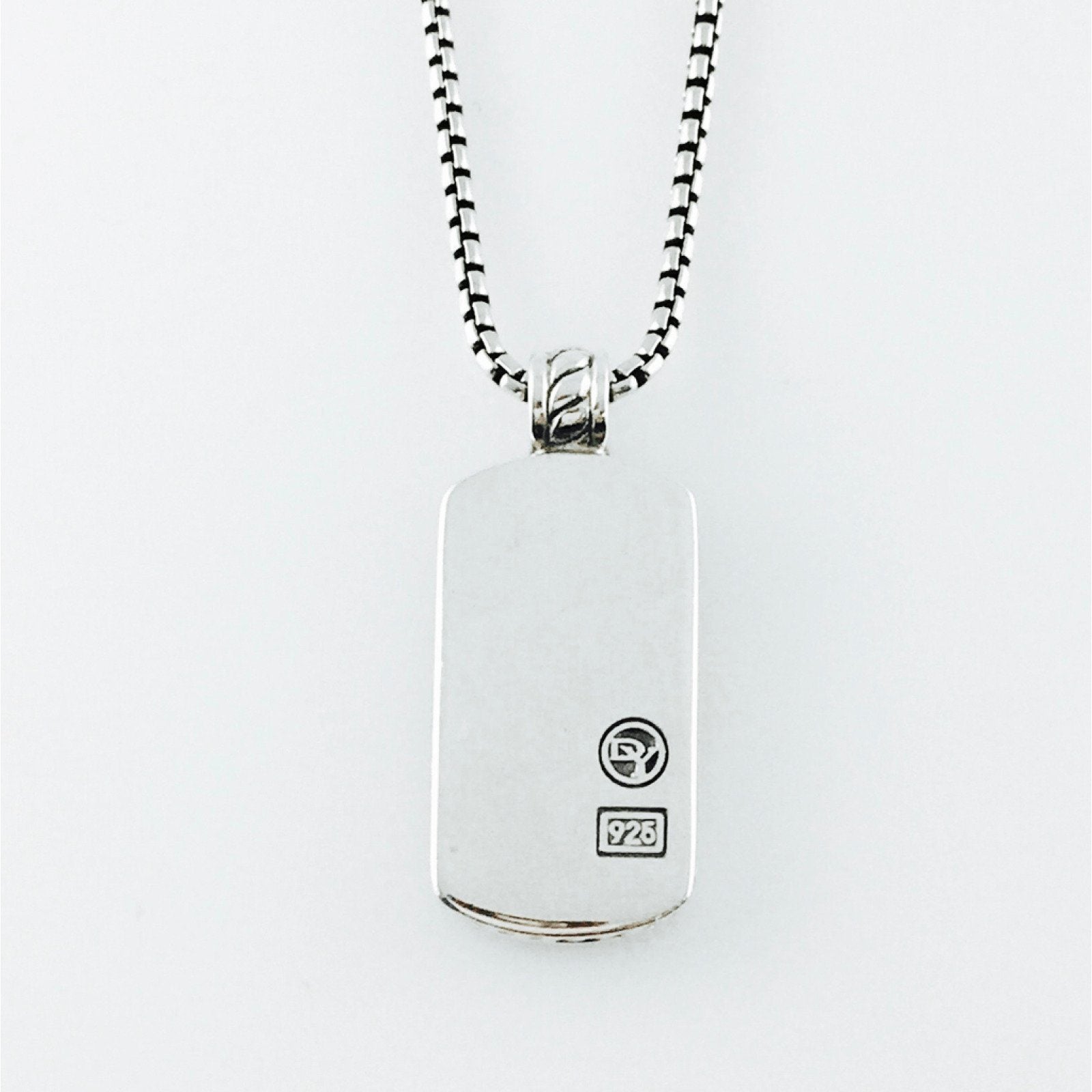 David Yurman Midnight Melange Tag Pendant