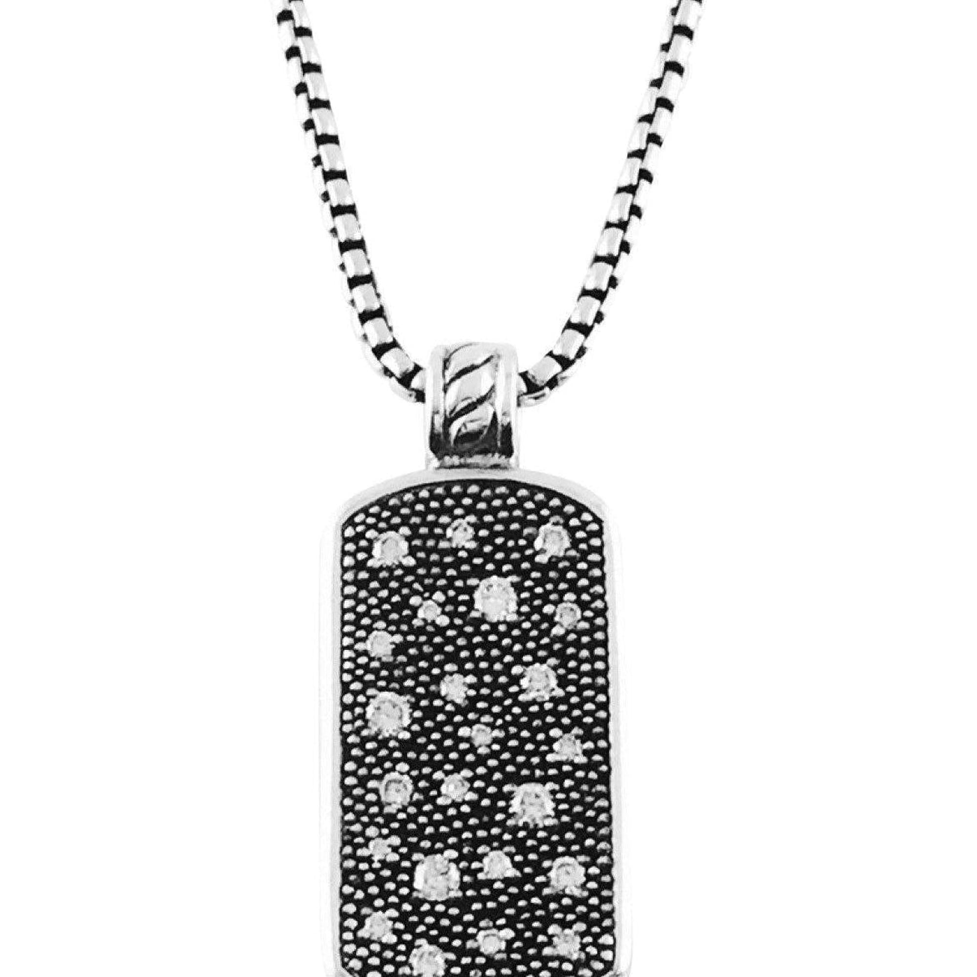 David Yurman Midnight Melange Tag Pendant