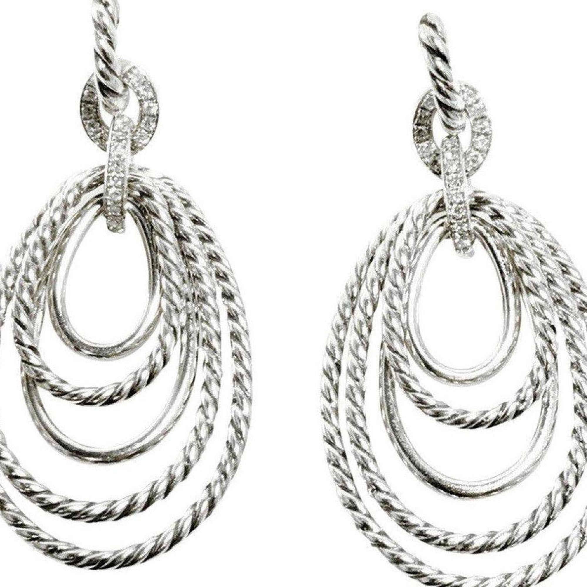 David Yurman Mobile Drop Earrings with Diamonds