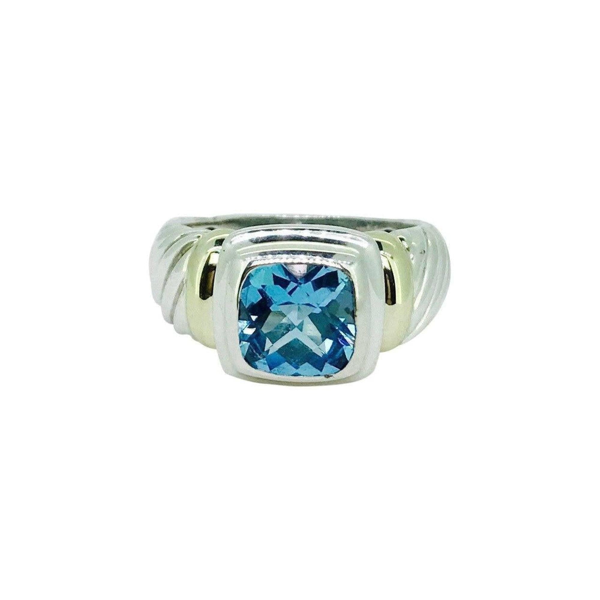David Yurman Noblesse Blue Topaz Ring