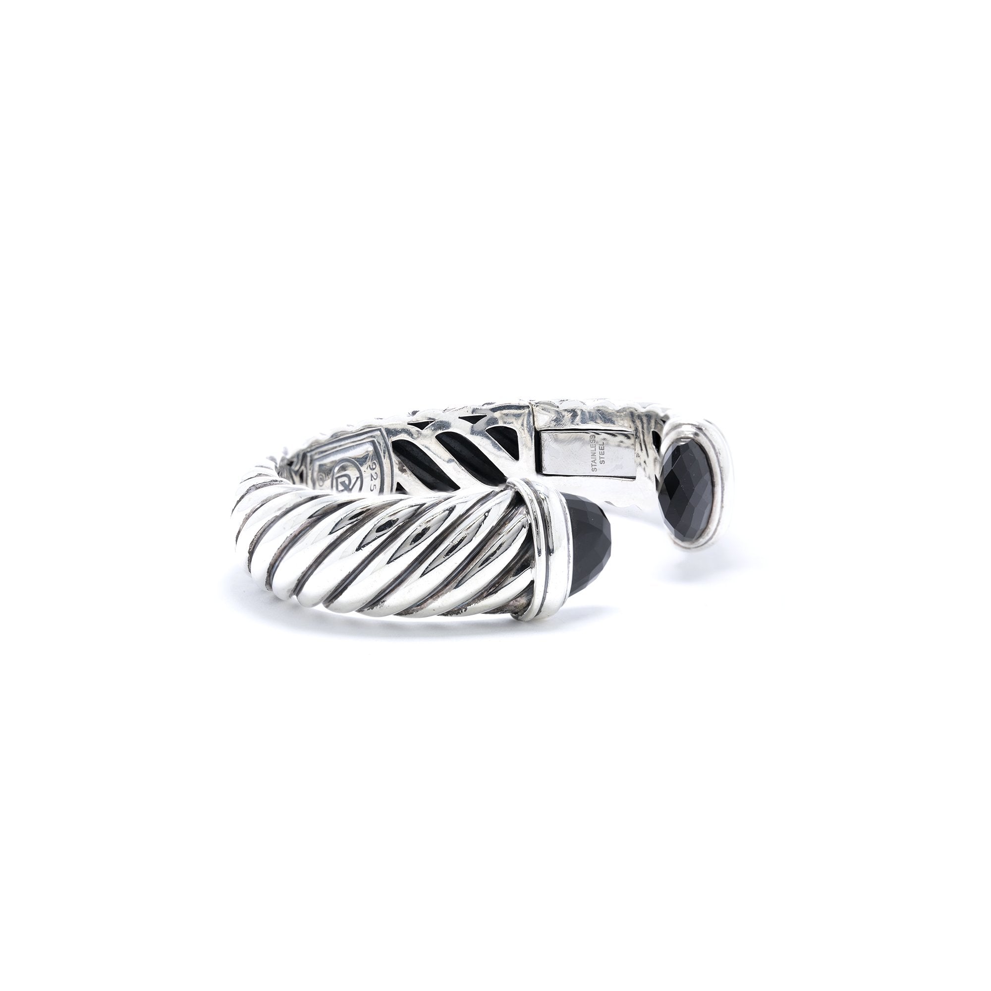 David Yurman Onyx Waverly Cable Bracelet