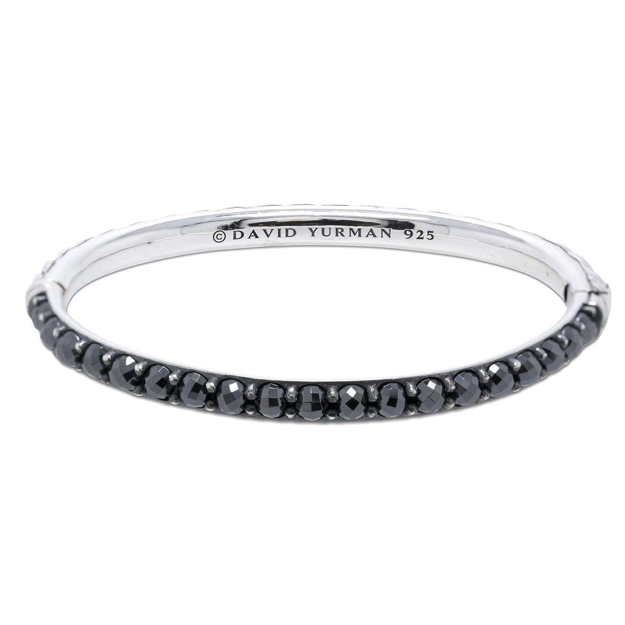 David Yurman Osetra Bangle Bracelet with Hematite