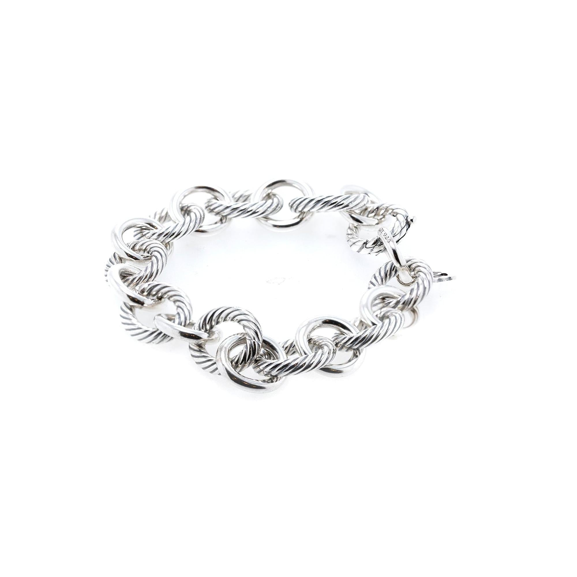 David Yurman Oval Link Chain Bracelet, 12mm
