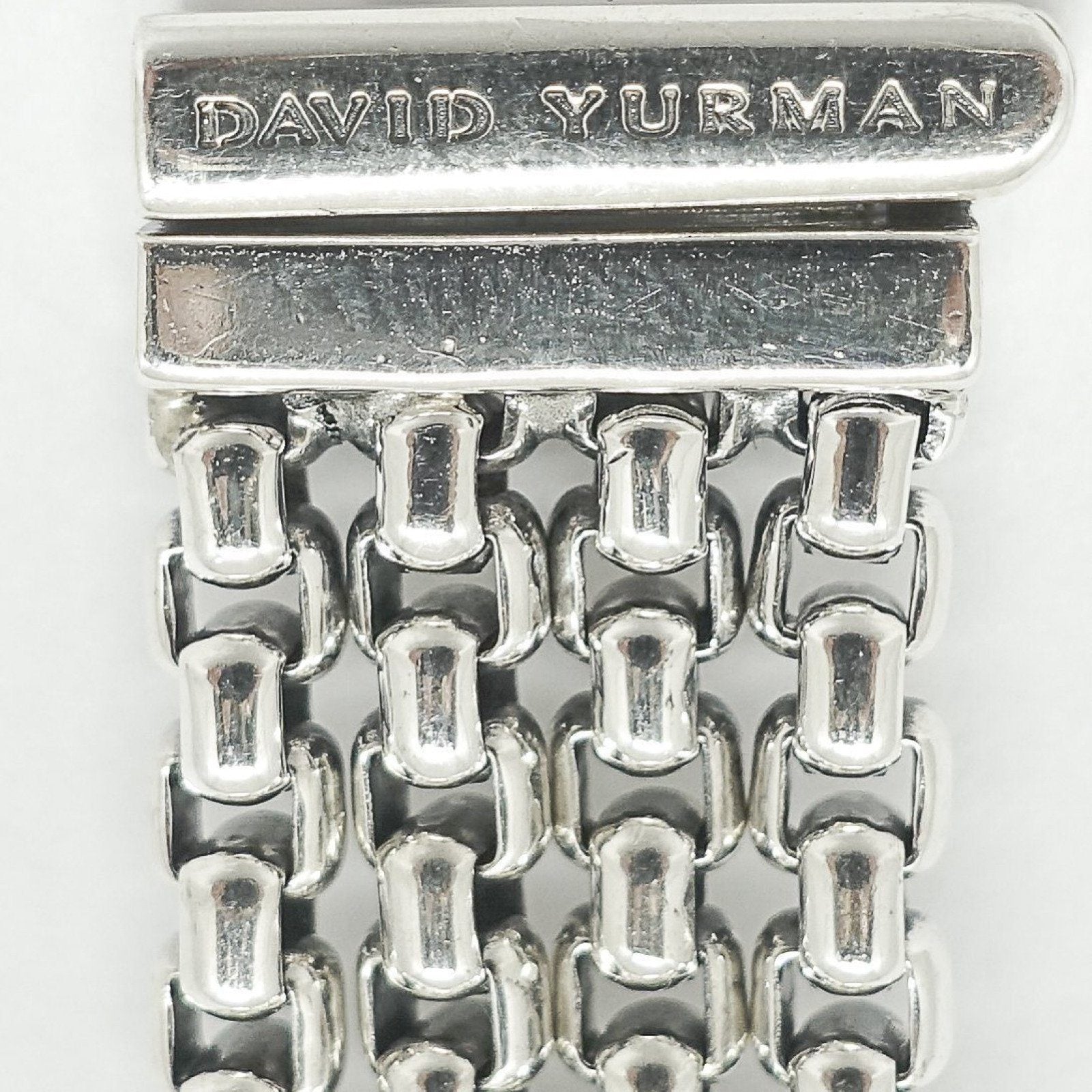 David Yurman Pave Diamond Double X Four Strand Bracelet