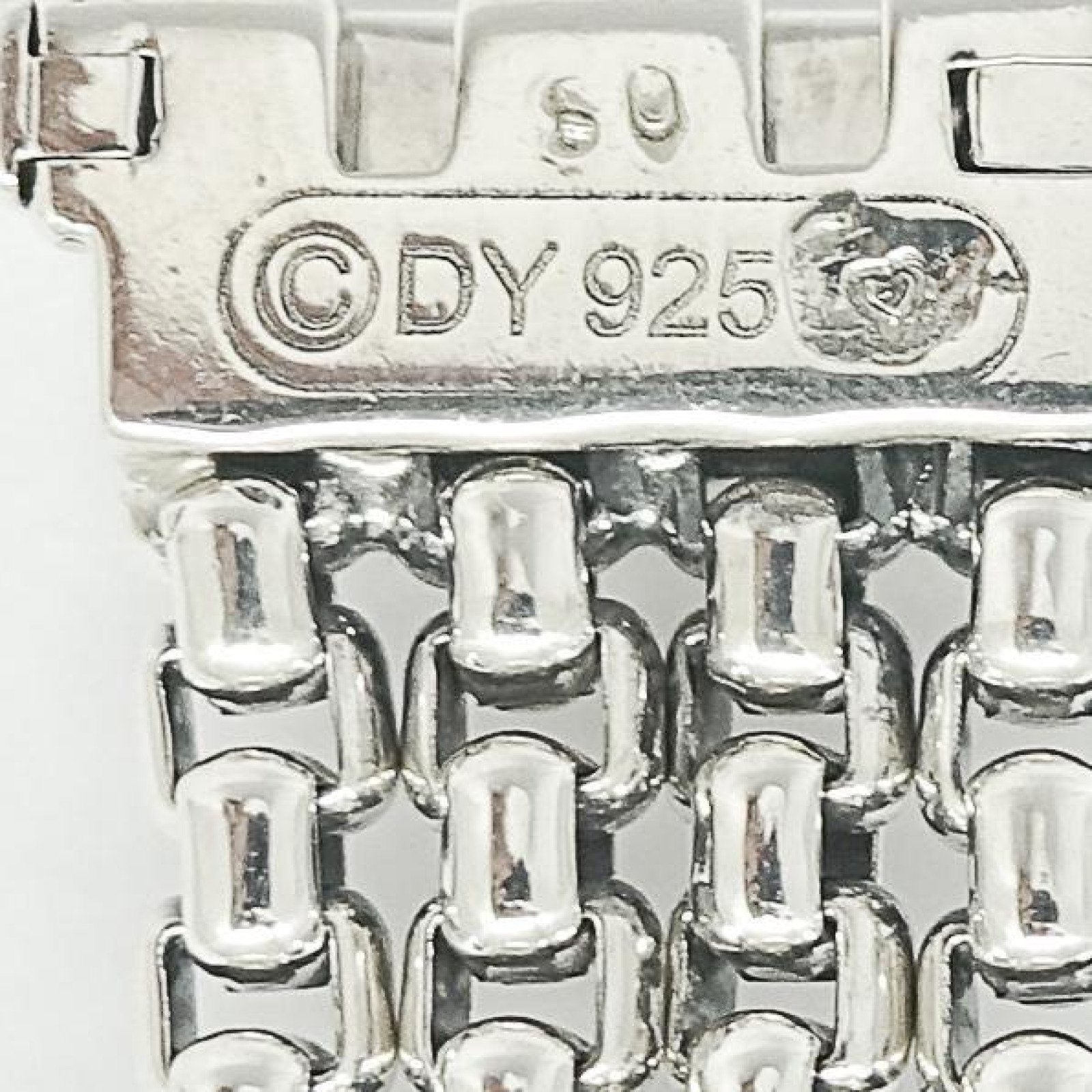 David Yurman Pave Diamond Double X Four Strand Bracelet