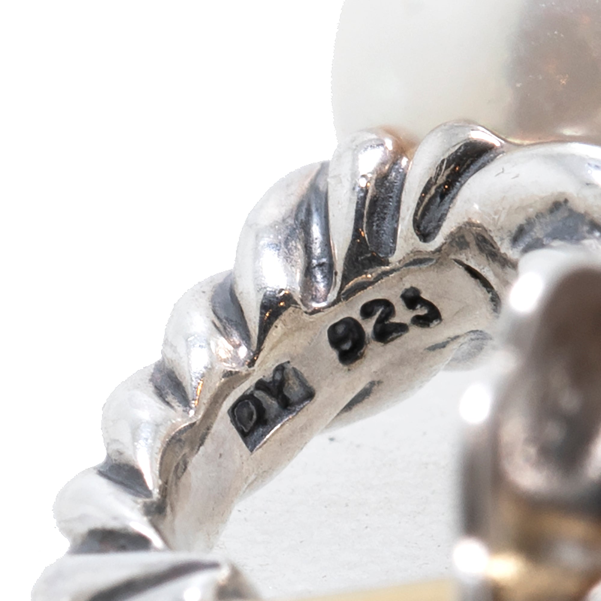 David Yurman Pearl Cable Hoop Earrings