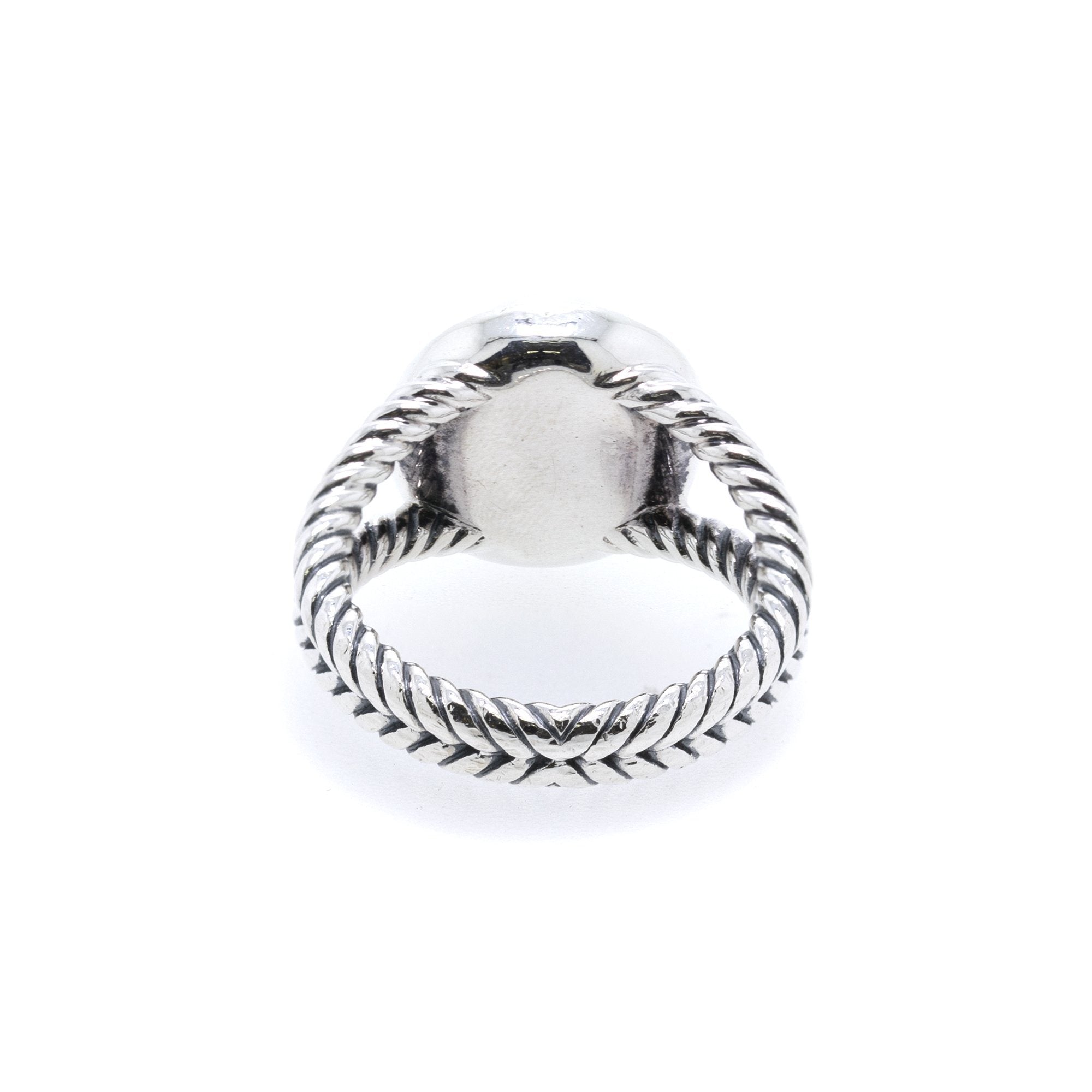 David Yurman Pearl Ring with Diamonds