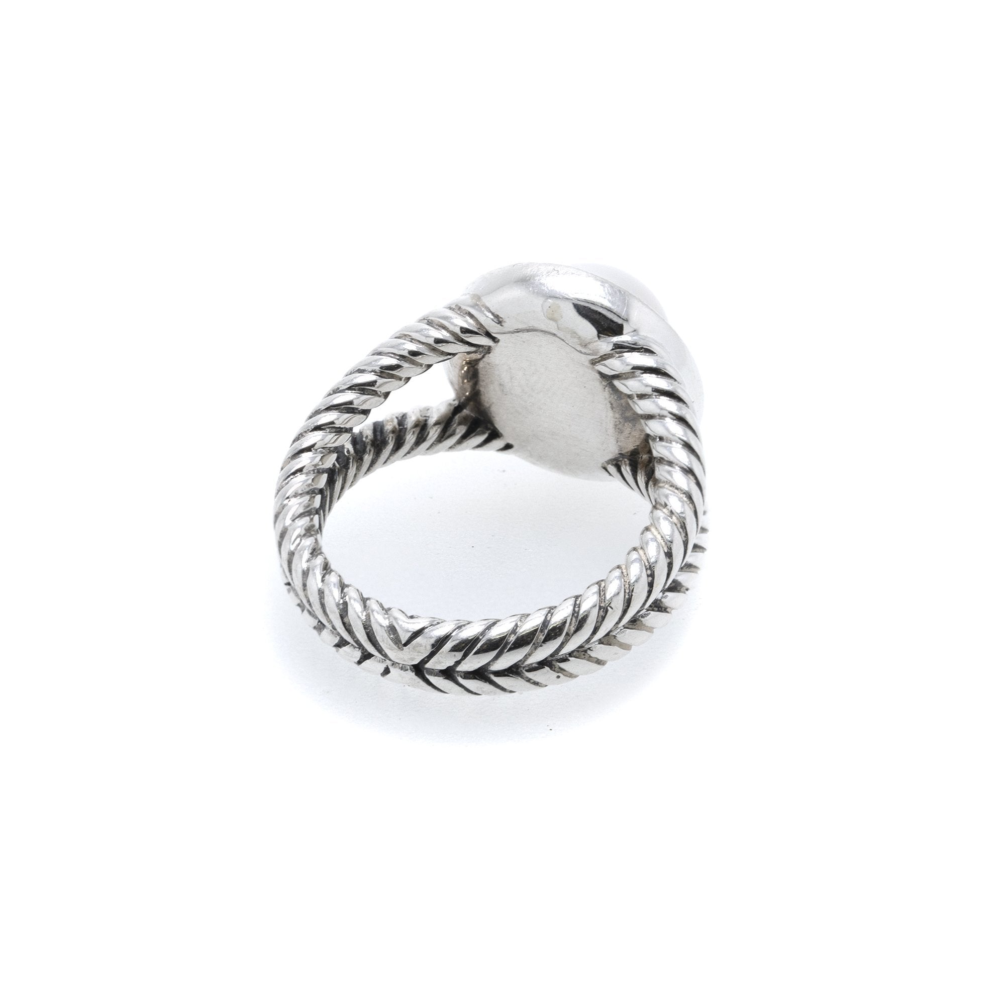 David Yurman Pearl Ring with Diamonds