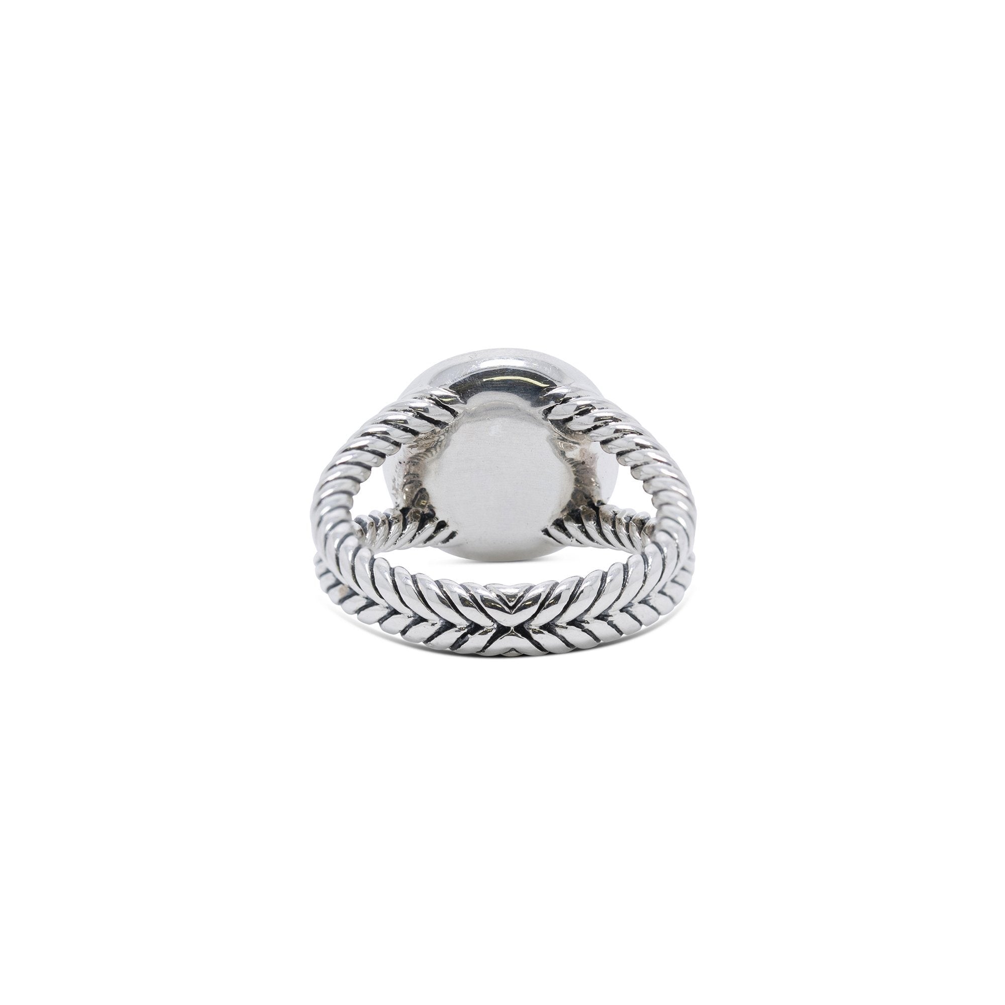 David Yurman Pearl Ring with Diamonds
